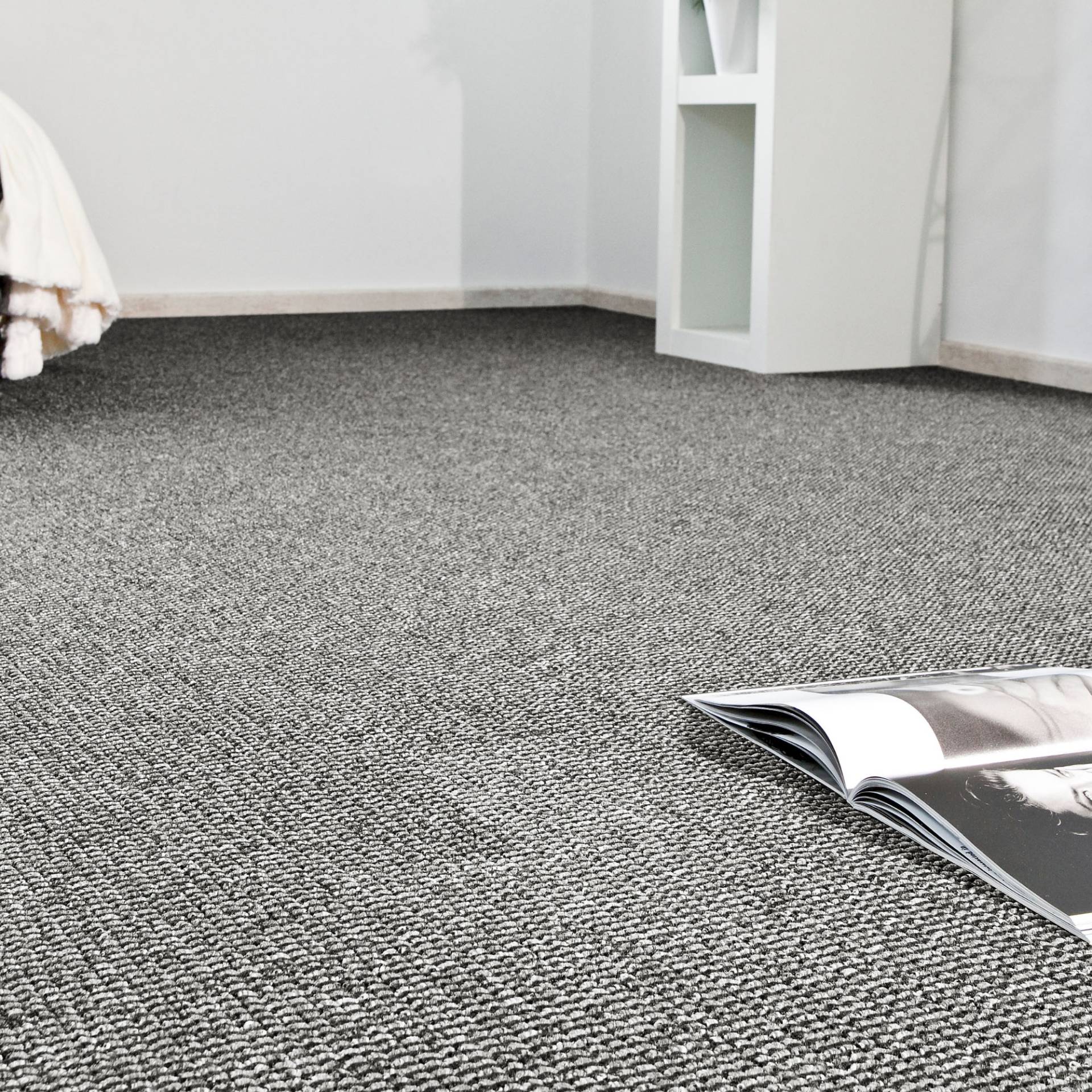 Andiamo Teppichboden »Odense, Made in Netherlands«, rechteckig, 8 mm Höhe, meliert, Breite 400 cm, mit Wabenstruktur, strapazierfähig & robust von Andiamo