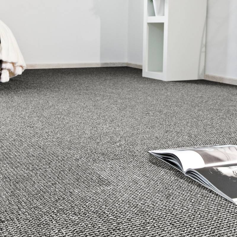 Andiamo Teppichboden »Odense, Made in Netherlands«, rechteckig, 8 mm Höhe, meliert, Breite 400 cm, mit Wabenstruktur, strapazierfähig & robust von Andiamo