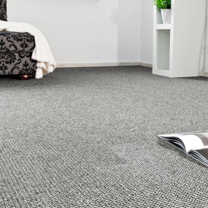 Andiamo Teppichboden »Patras, Strukturschlinge, Made in Netherlands«, rechteckig, 0,85 mm Höhe, meliert, Breite 400 cm oder 500 cm, strapazierfähig & robust von Andiamo