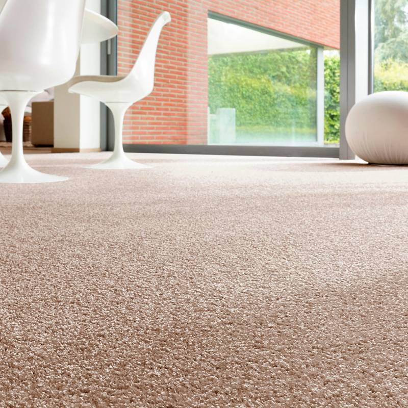 Andiamo Teppichboden »Rubinoy, Schlinge, Made in Belgium«, rechteckig, 0,8 mm Höhe, Breite 400 cm oder 500 cm, Wohnzimmer, strapazierfähig & robust von Andiamo