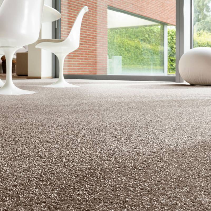 Andiamo Teppichboden »Rubinoy, Schlinge, Made in Belgium«, rechteckig, 0,8 mm Höhe, Breite 400 cm oder 500 cm, Wohnzimmer, strapazierfähig & robust von Andiamo