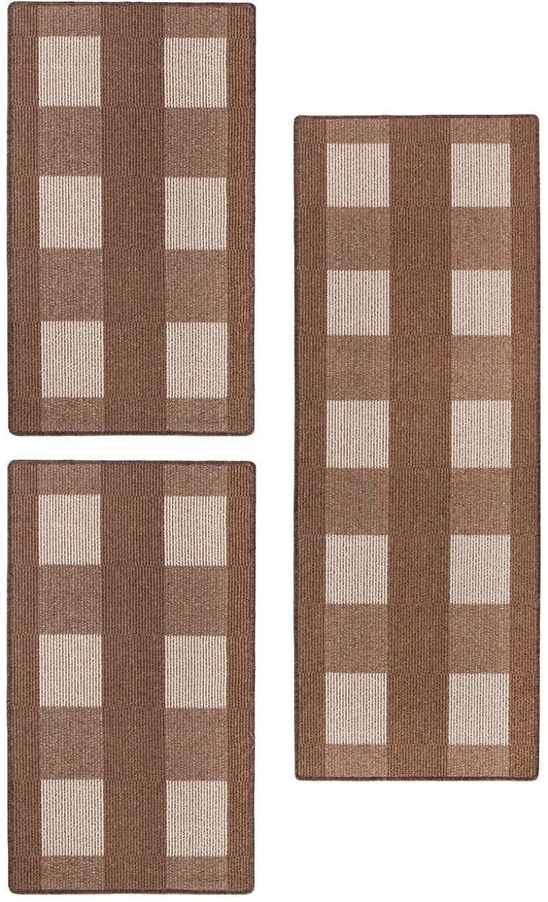Andiamo Bettumrandung »Dijon, Made in Netherlands«, (3 tlg.), modernes Design, Bettvorleger, Läufer-Set für das Schlafzimmer von Andiamo