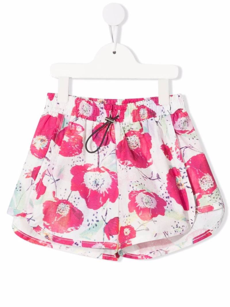 Andorine floral-print shorts - Pink von Andorine