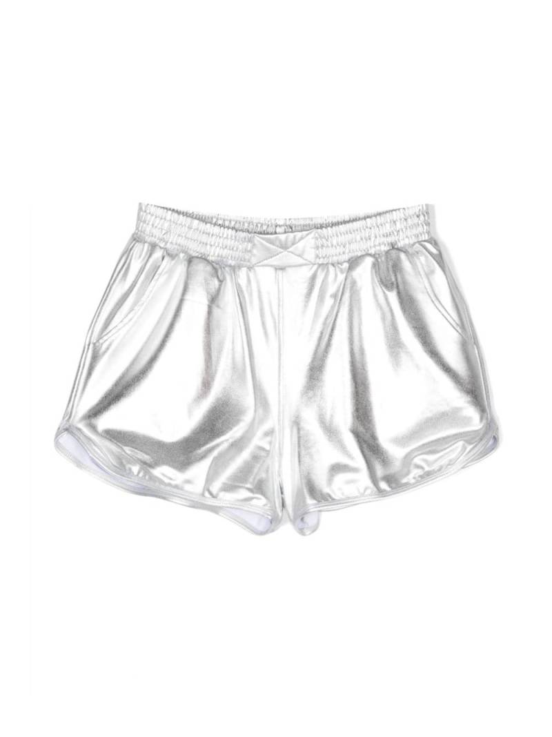 Andorine metallic-finish stretch shorts - Silver von Andorine