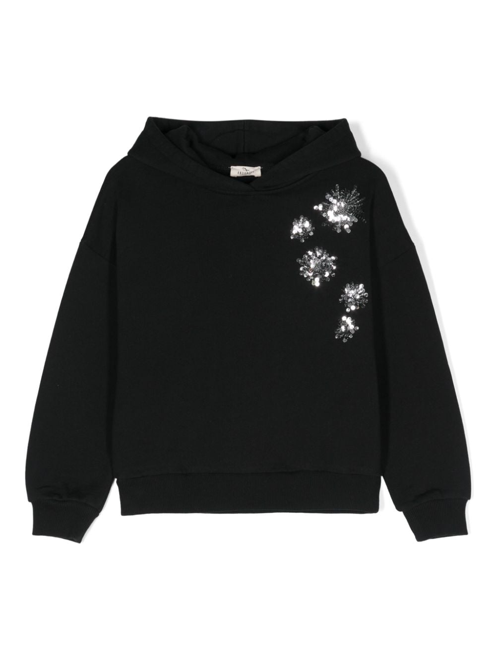 Andorine sequin-embroidered hoodie - Black von Andorine