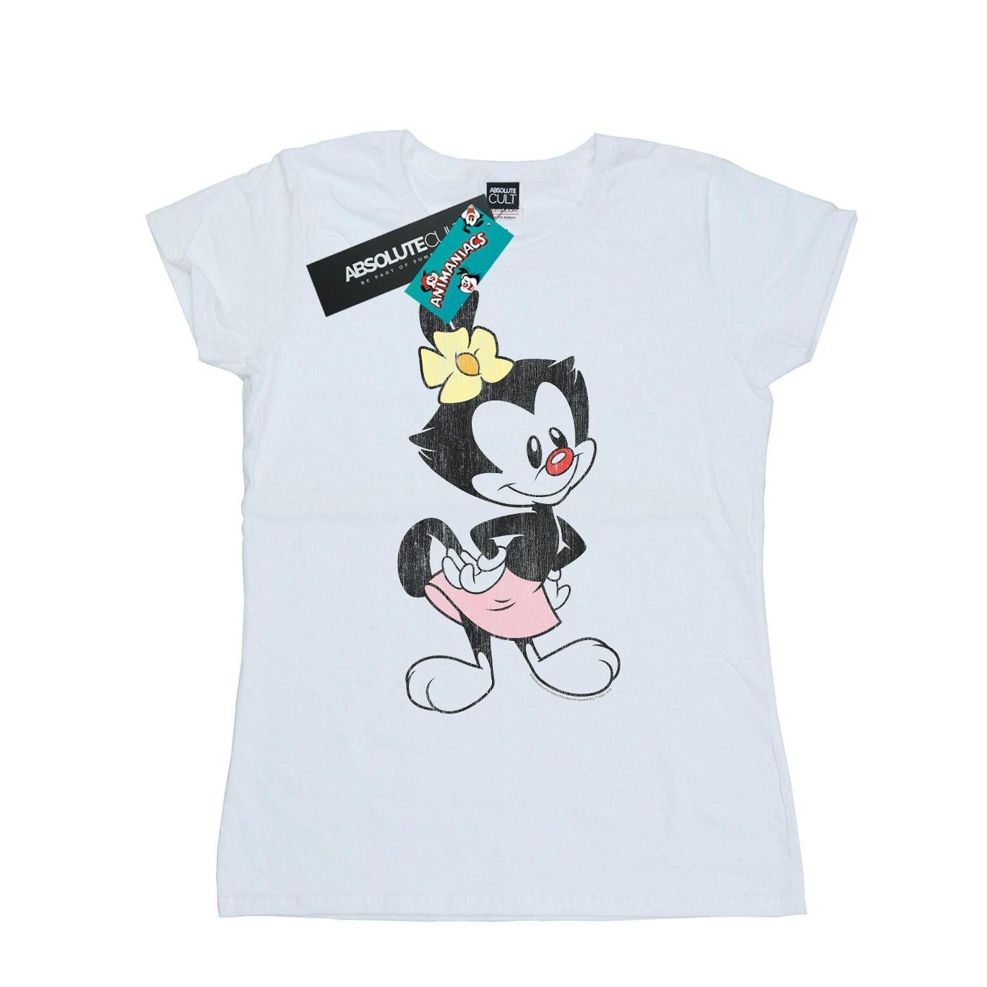 Dot Classic Pose Tshirt Damen Weiss M von Animaniacs