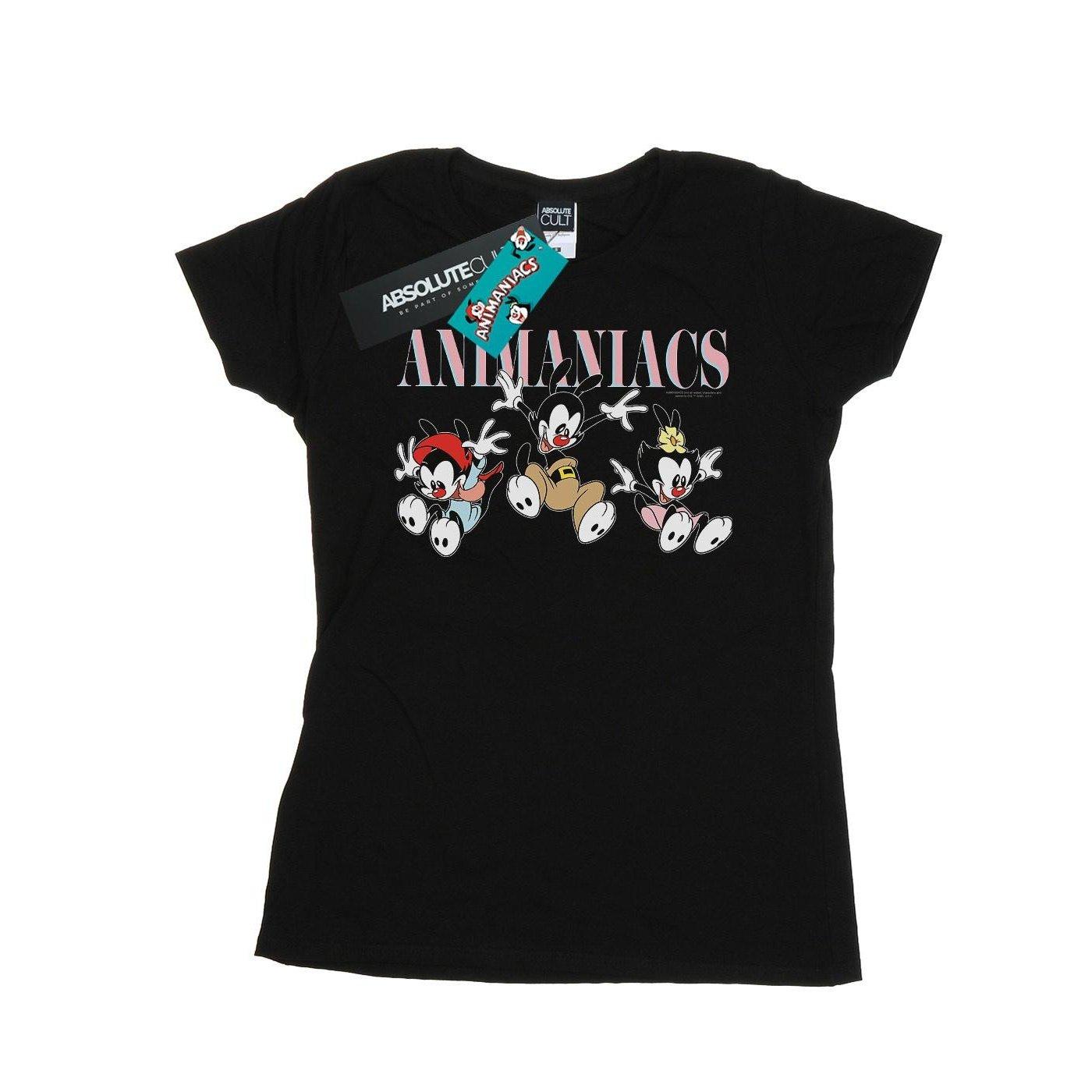 Group Jump Tshirt Damen Schwarz L von Animaniacs