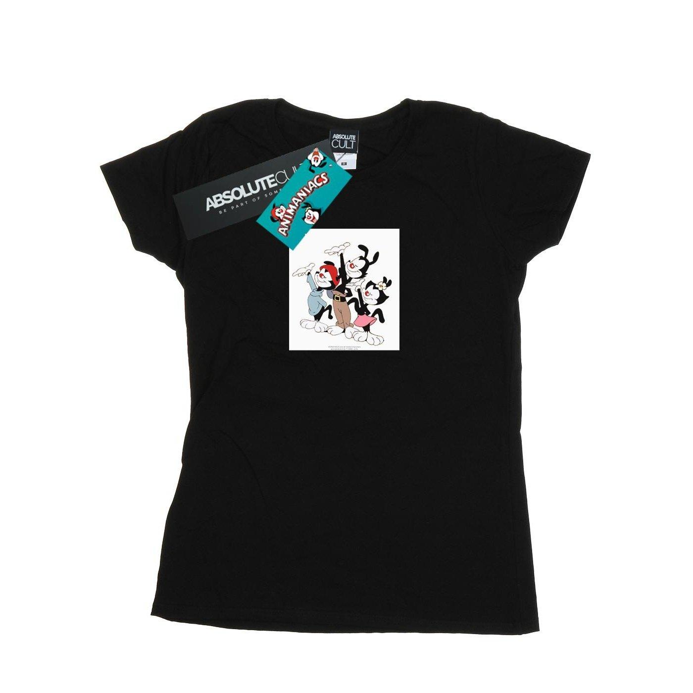 Ta Da Tshirt Damen Schwarz S von Animaniacs