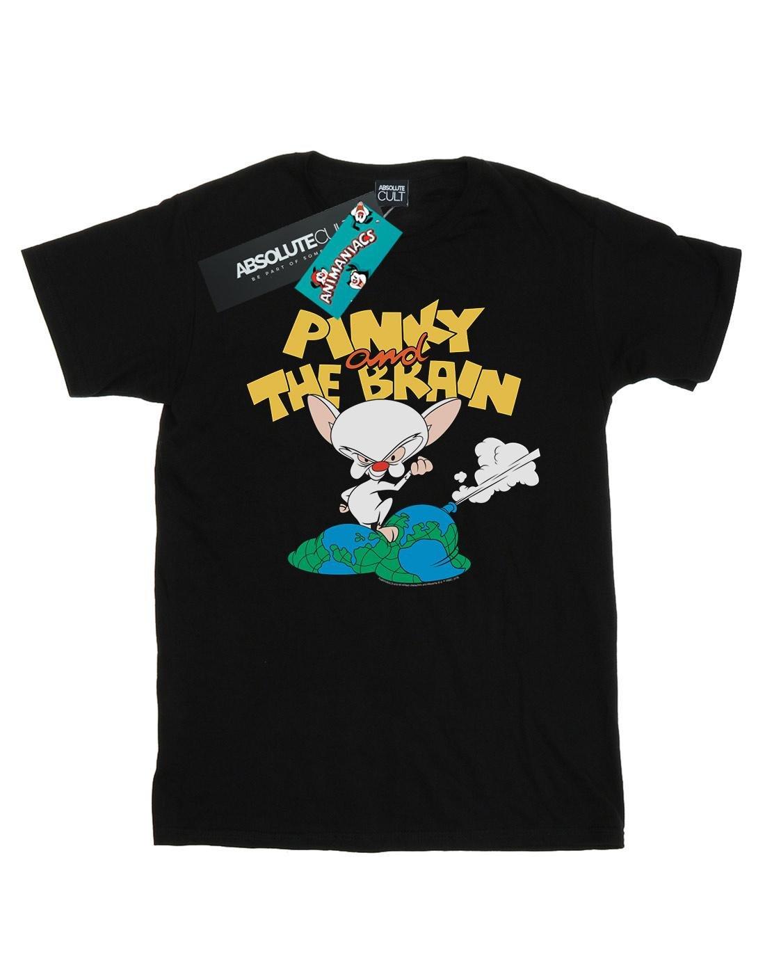 The Brain World Domination Tshirt Herren Schwarz 3XL von Animaniacs