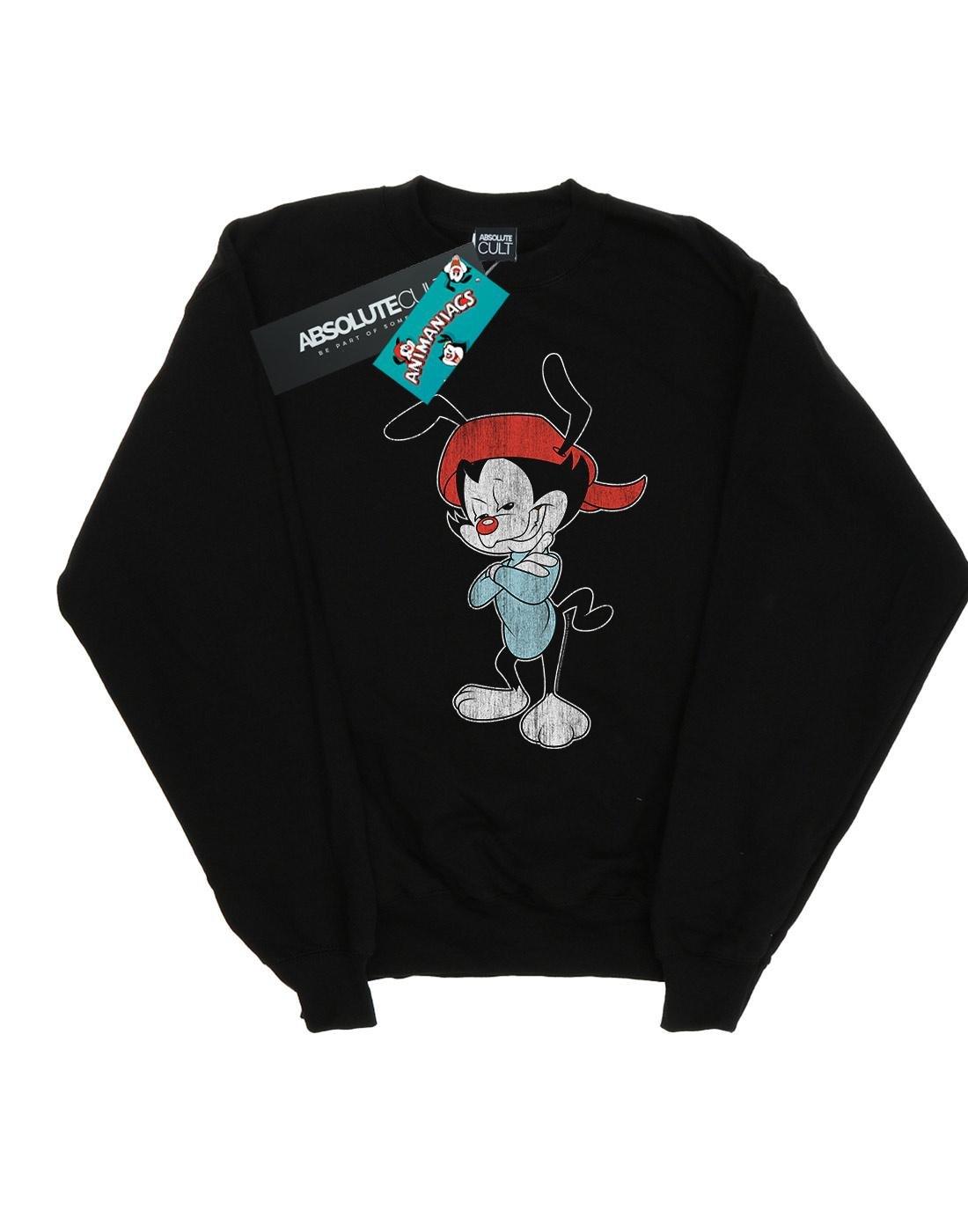 Wakko Classic Pose Sweatshirt Jungen Schwarz 116 von Animaniacs