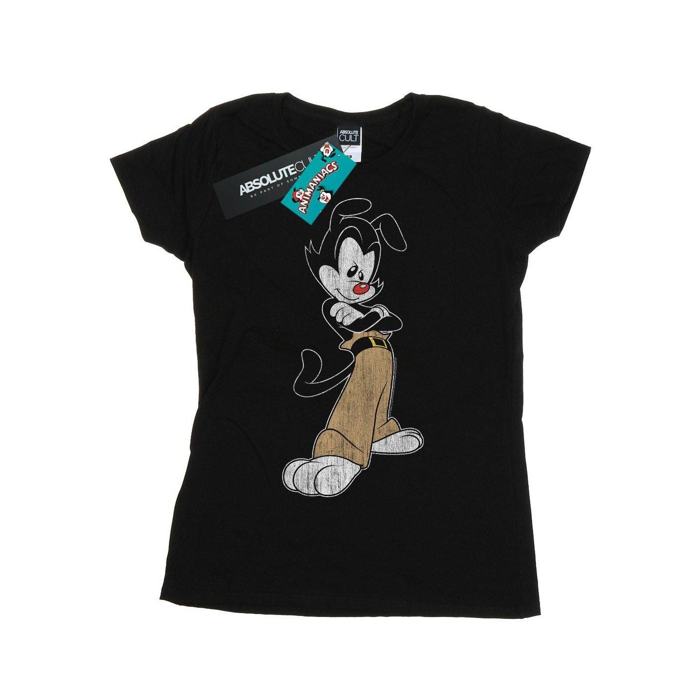 Yakko Classic Pose Tshirt Damen Schwarz L von Animaniacs