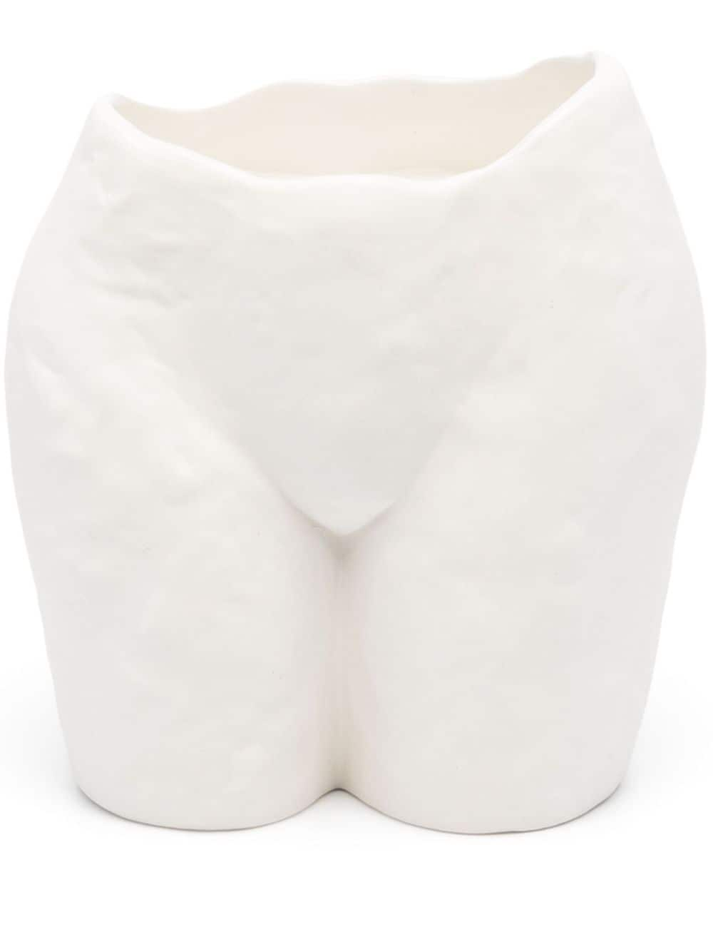 Anissa Kermiche Popotin ceramic candle - White von Anissa Kermiche