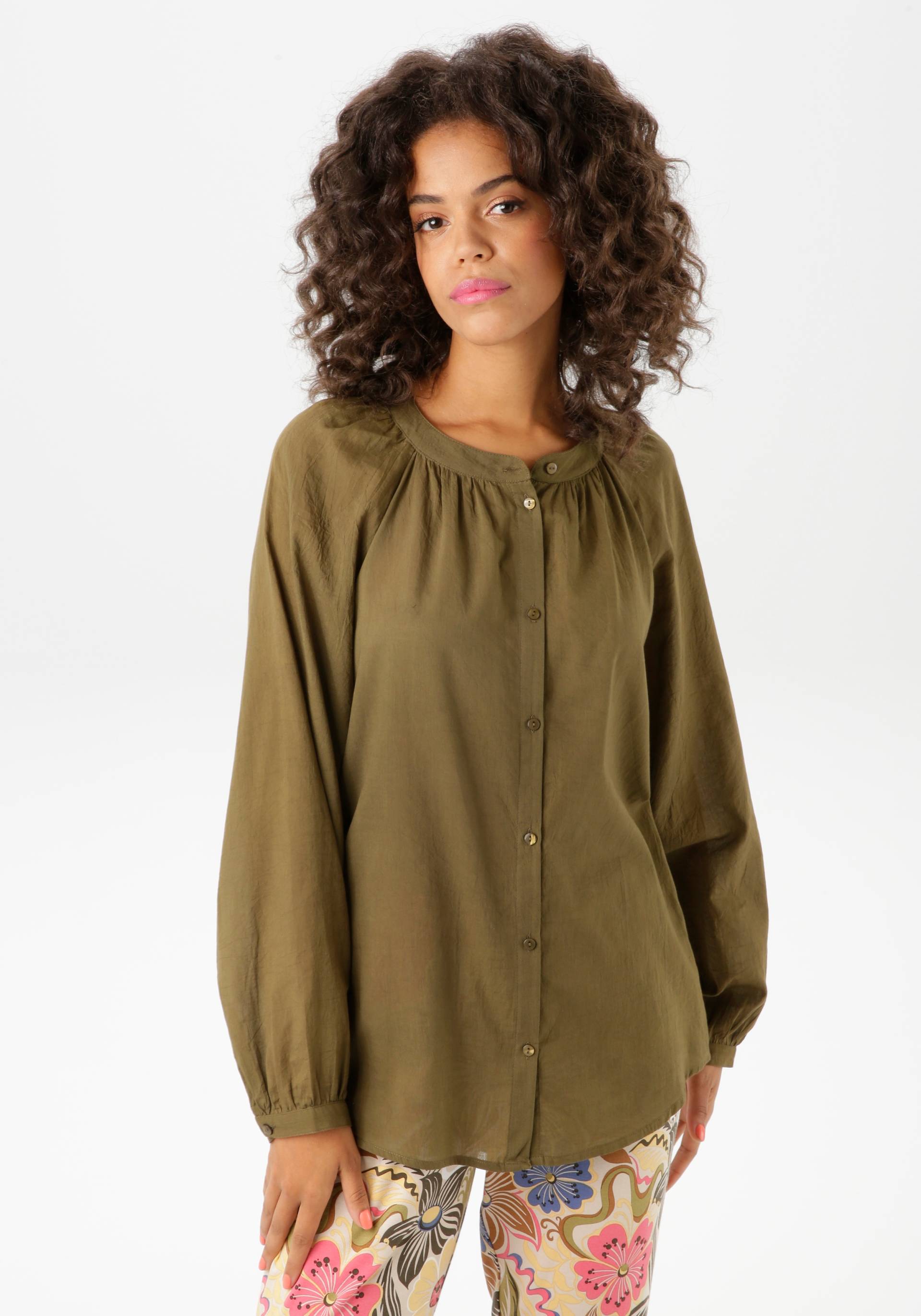 Aniston CASUAL Langarmbluse, aus strukturierter Baumwolle - NEUE KOLLEKTION Aniston CASUAL Langarmbluse, aus strukturierter Baumwolle - NEUE KOLLEKTION von Aniston CASUAL