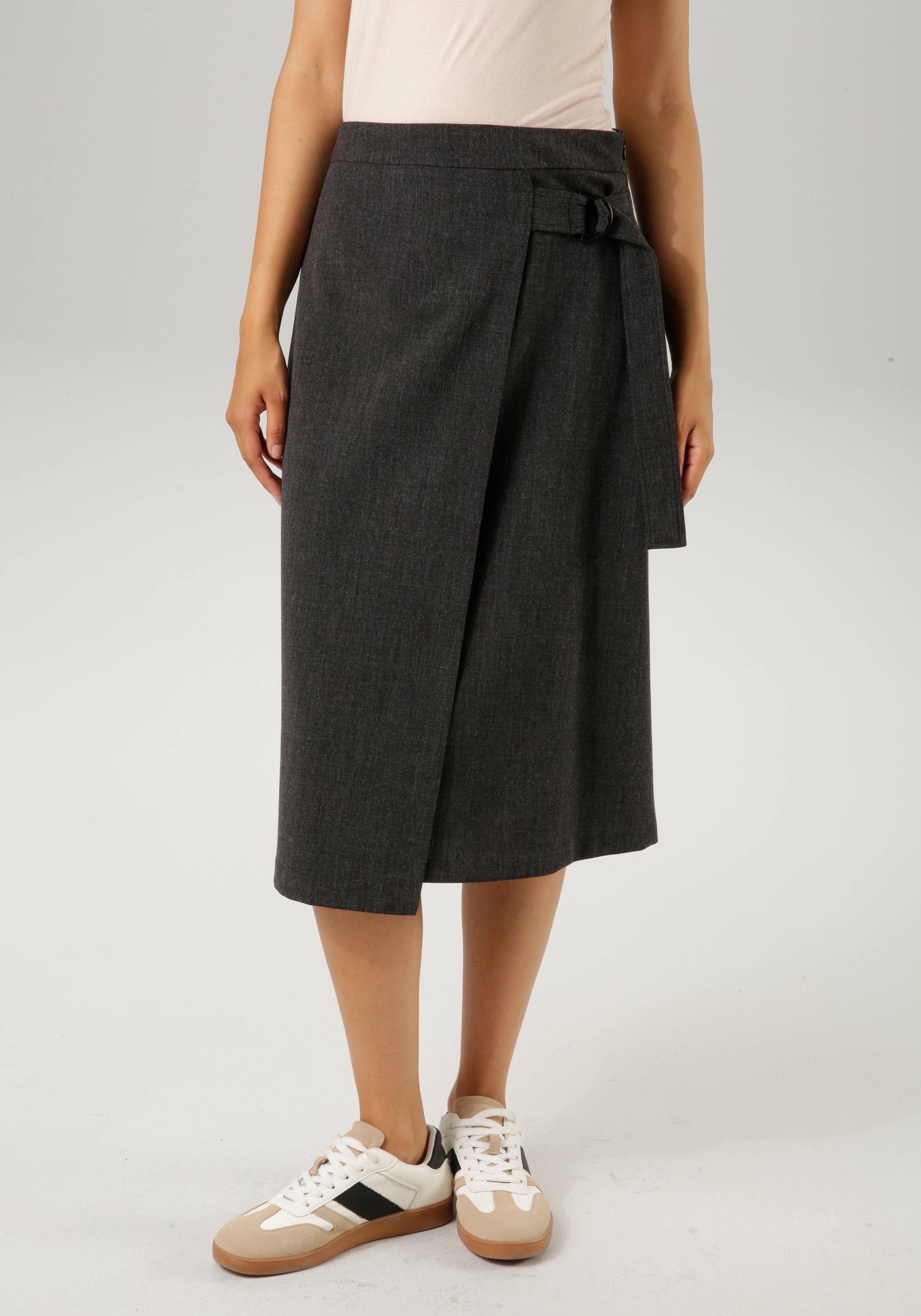 Aniston CASUAL Midirock, mit dekorativer Schnalle und Bindeband Aniston CASUAL Midirock, mit dekorativer Schnalle und Bindeband von Aniston CASUAL