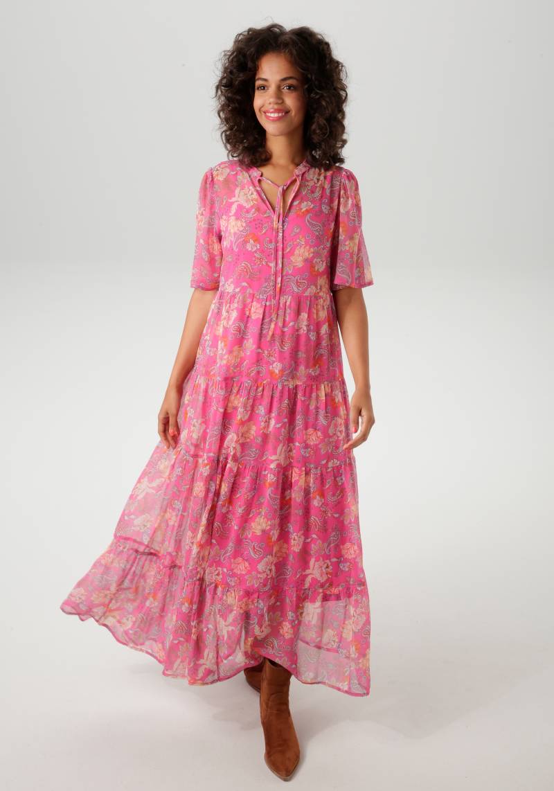 Aniston CASUAL Sommerkleid, mit fantasievollem Blumen- und Paisley-Druck - NEUE KOLLEKTION von Aniston CASUAL