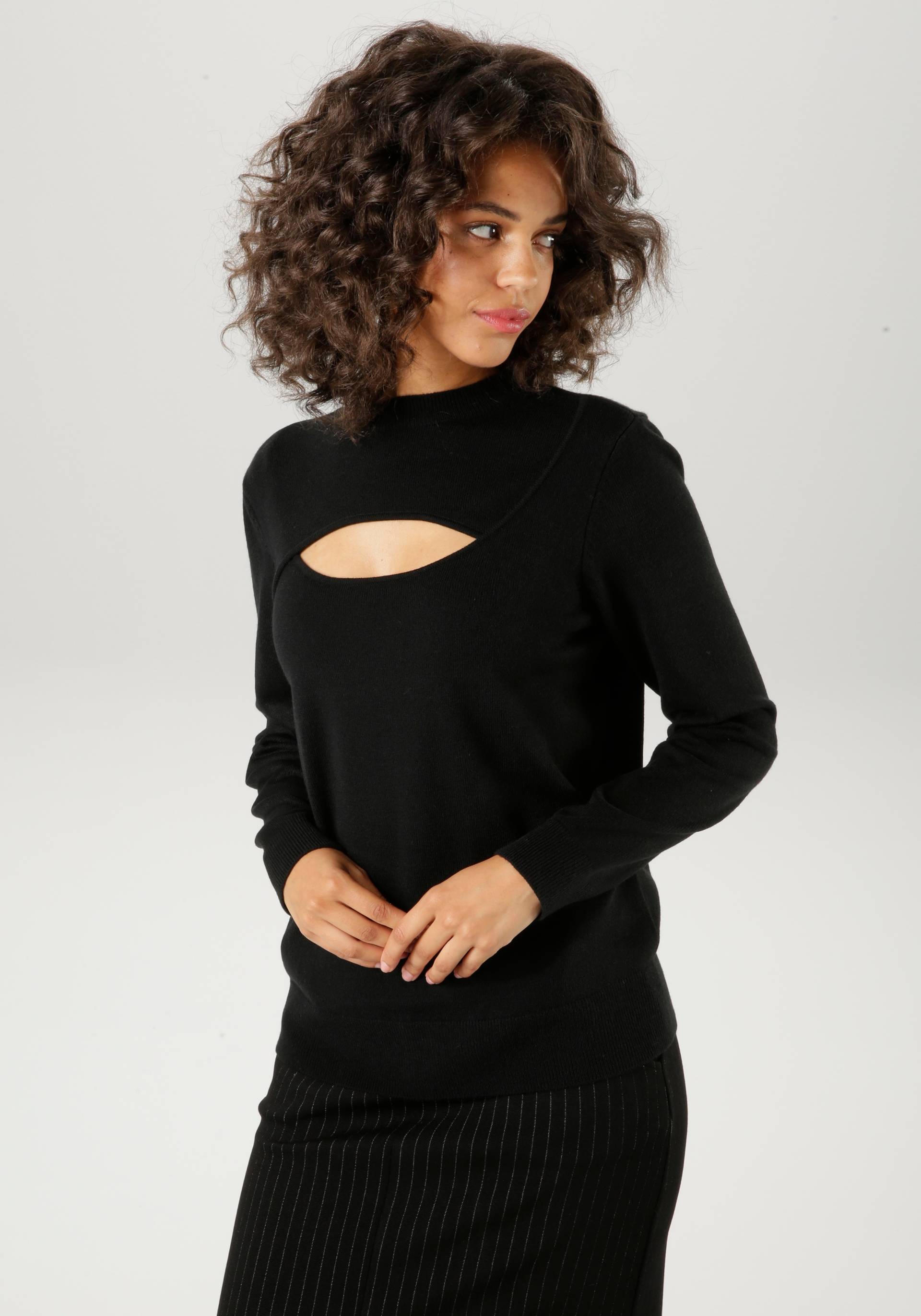 Aniston CASUAL Strickpullover, mit Cut-out am Dekolleté Aniston CASUAL Strickpullover, mit Cut-out am Dekolleté von Aniston CASUAL