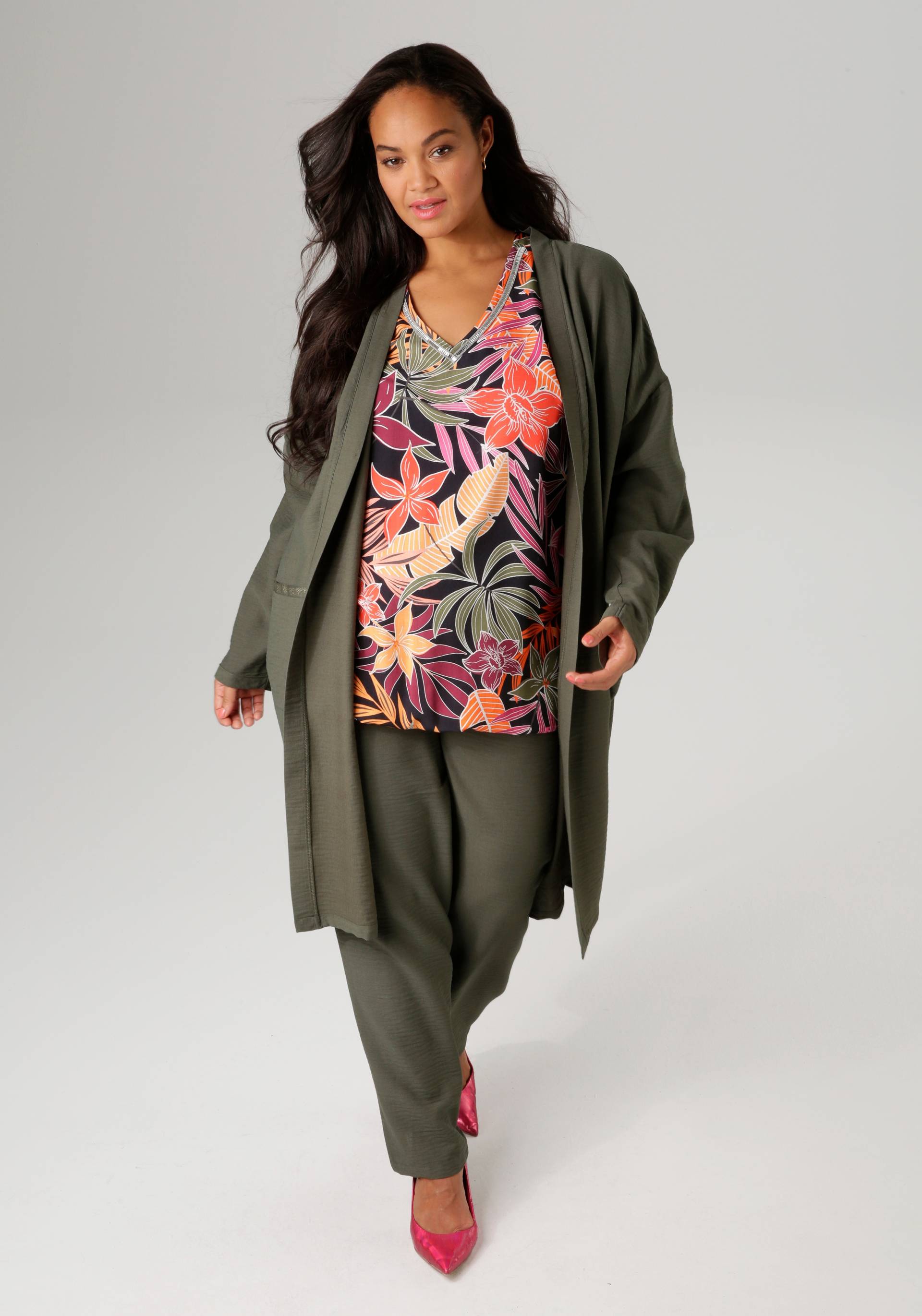 Aniston PLUS Langjacke, aus strukturierter Ware - NEUE KOLLEKTION Aniston PLUS Langjacke, aus strukturierter Ware - NEUE KOLLEKTION von Aniston PLUS