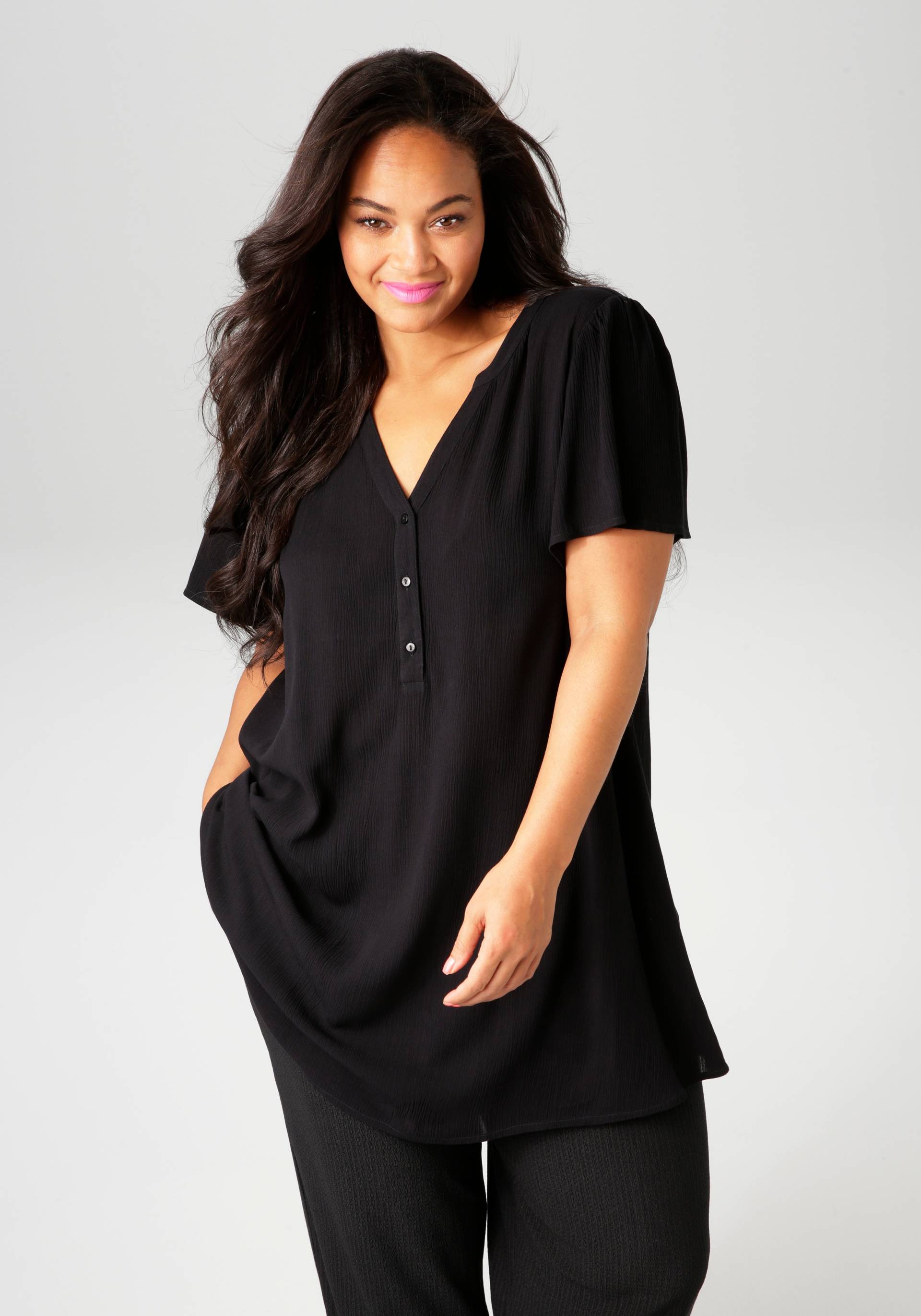 Aniston PLUS Longbluse, in trendiger Crepe-Qualität - NEUE KOLLEKTION Aniston PLUS Longbluse, in trendiger Crepe-Qualität - NEUE KOLLEKTION von Aniston PLUS
