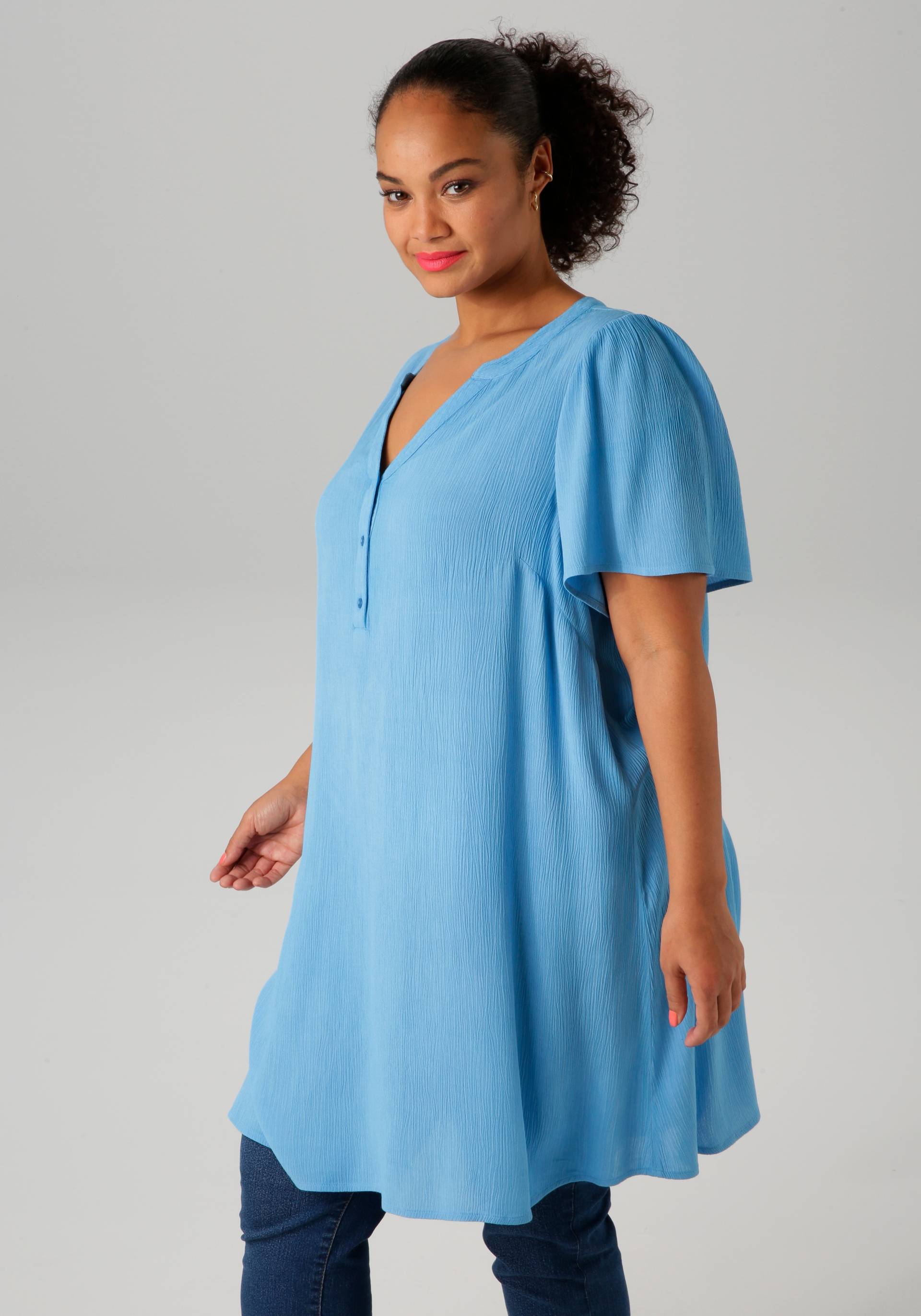 Aniston PLUS Longbluse, in trendiger Crepe-Qualität - NEUE KOLLEKTION Aniston PLUS Longbluse, in trendiger Crepe-Qualität - NEUE KOLLEKTION von Aniston PLUS