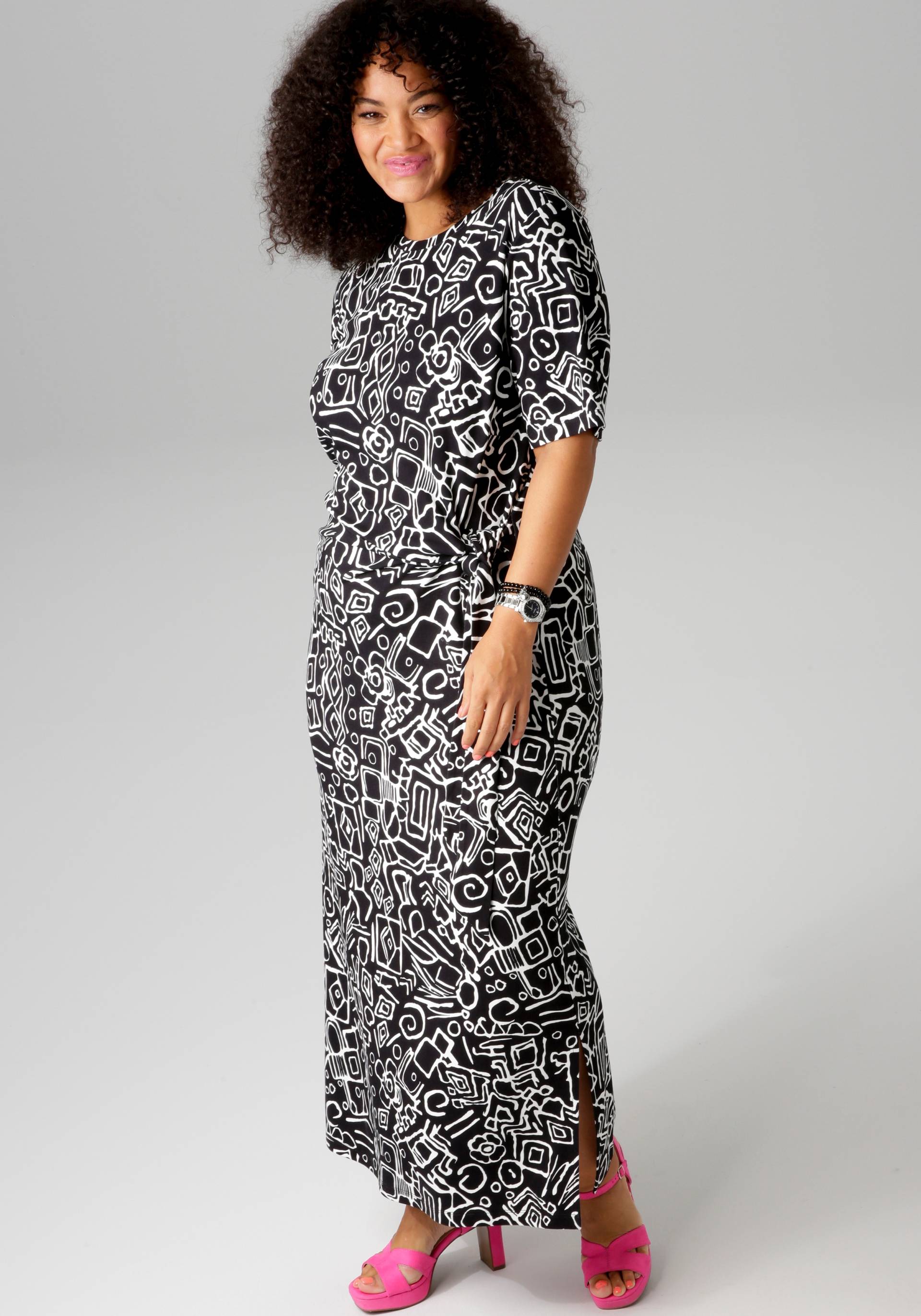 Aniston PLUS Maxikleid, in Wickel-Optik durch seitliches Bindeband - NEUE KOLLEKTION Aniston PLUS Maxikleid, in Wickel-Optik durch seitliches Bindeband - NEUE KOLLEKTION von Aniston PLUS
