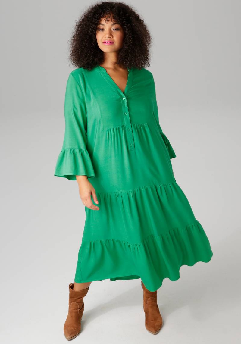 Aniston PLUS Midikleid, In trendigen Farben - NEUE KOLLEKTION von Aniston PLUS