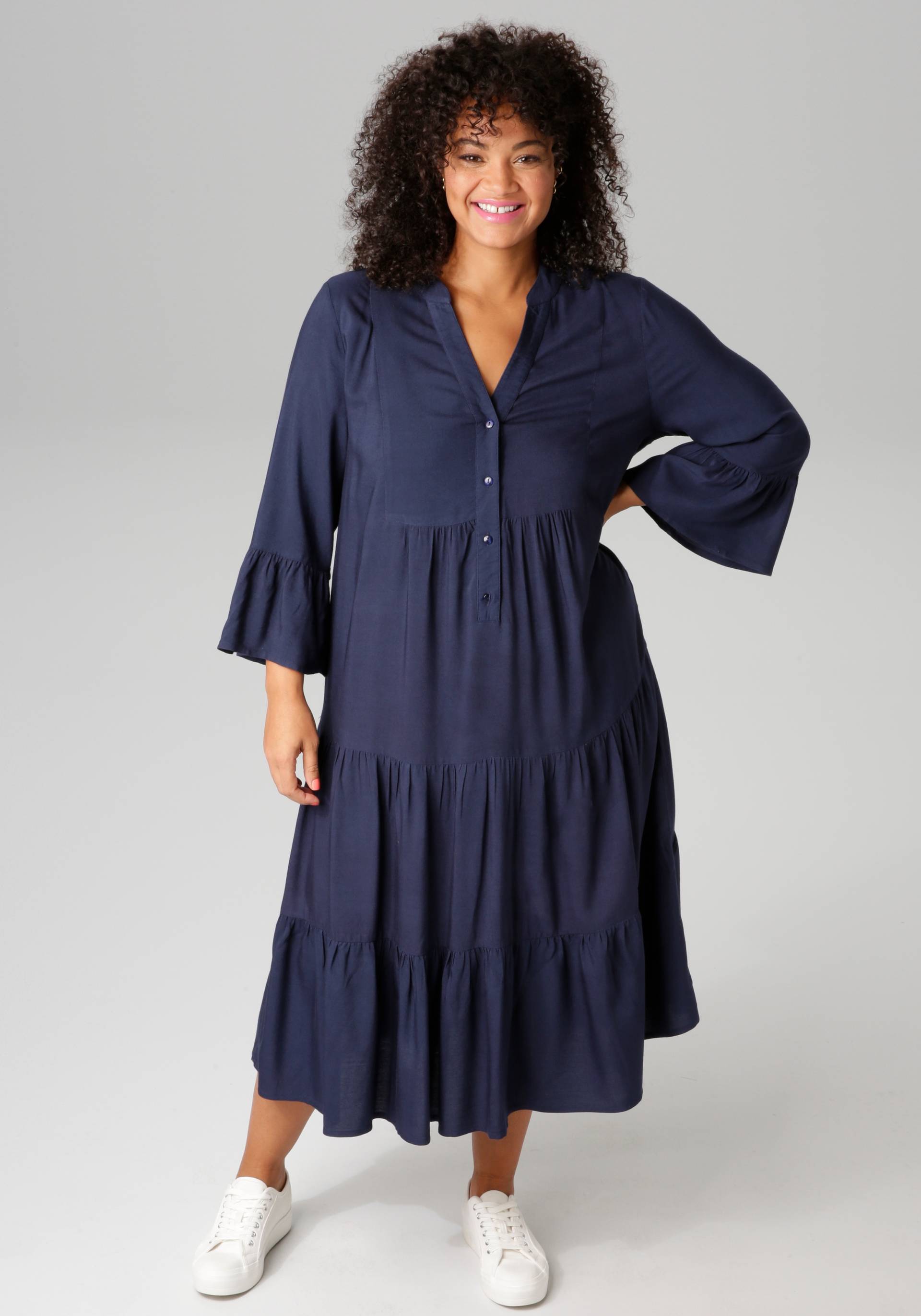 Aniston PLUS Midikleid, In trendigen Farben - NEUE KOLLEKTION Aniston PLUS Midikleid, In trendigen Farben - NEUE KOLLEKTION von Aniston PLUS