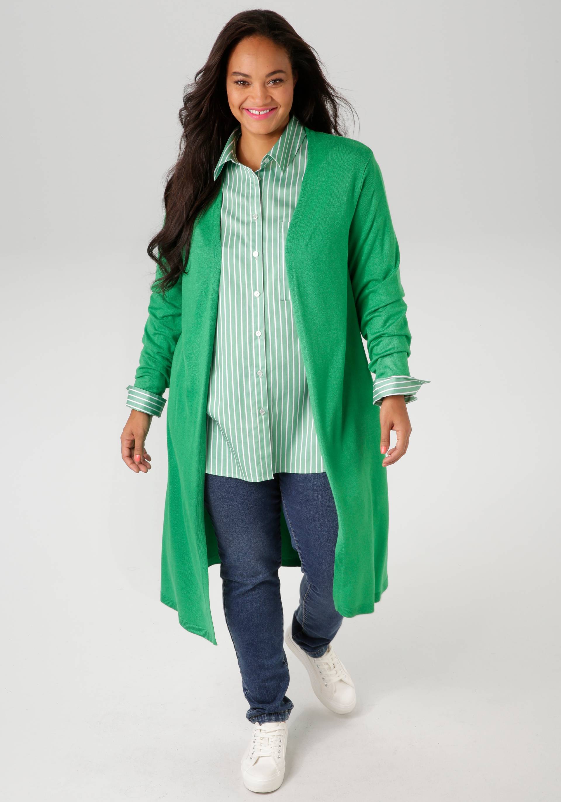 Aniston PLUS Strickjacke, in trendiger Farbpalette - NEUE KOLLEKTION Aniston PLUS Strickjacke, in trendiger Farbpalette - NEUE KOLLEKTION von Aniston PLUS
