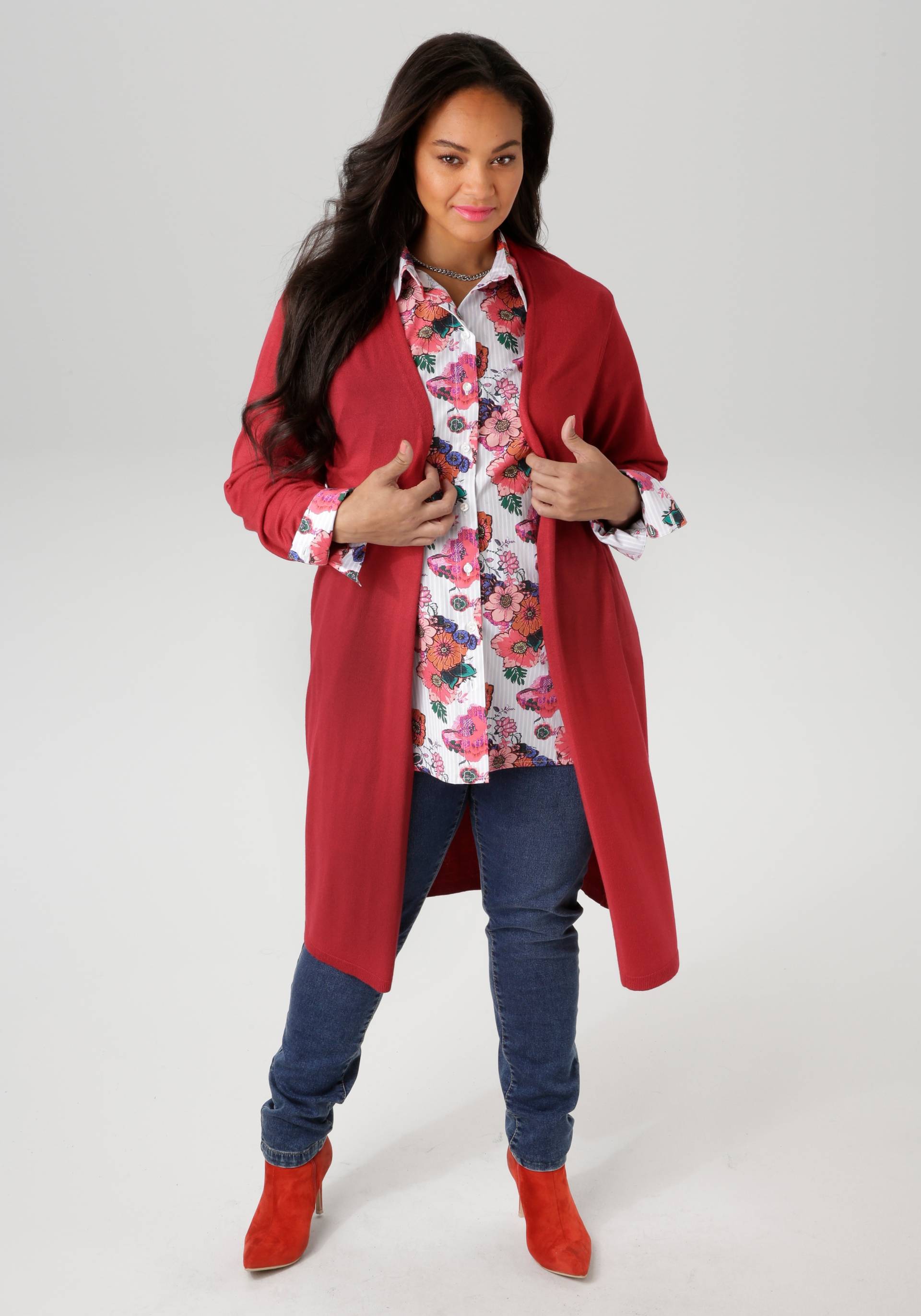 Aniston PLUS Strickjacke, in trendiger Farbpalette - NEUE KOLLEKTION Aniston PLUS Strickjacke, in trendiger Farbpalette - NEUE KOLLEKTION von Aniston PLUS