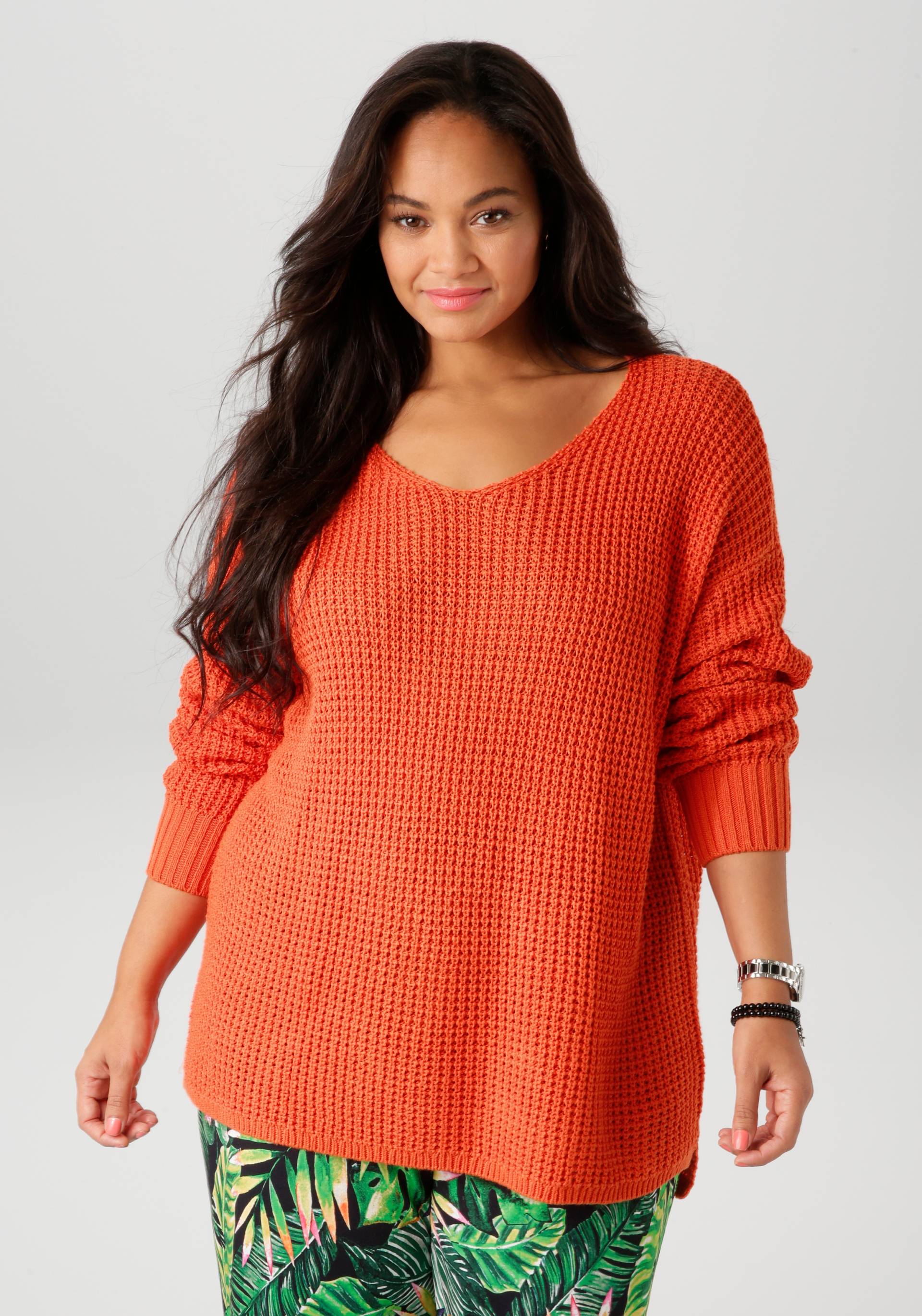 Aniston PLUS Strickpullover, im dezenten Ajour-Strickmuster - NEUE KOLLEKTION Aniston PLUS Strickpullover, im dezenten Ajour-Strickmuster - NEUE KOLLEKTION von Aniston PLUS
