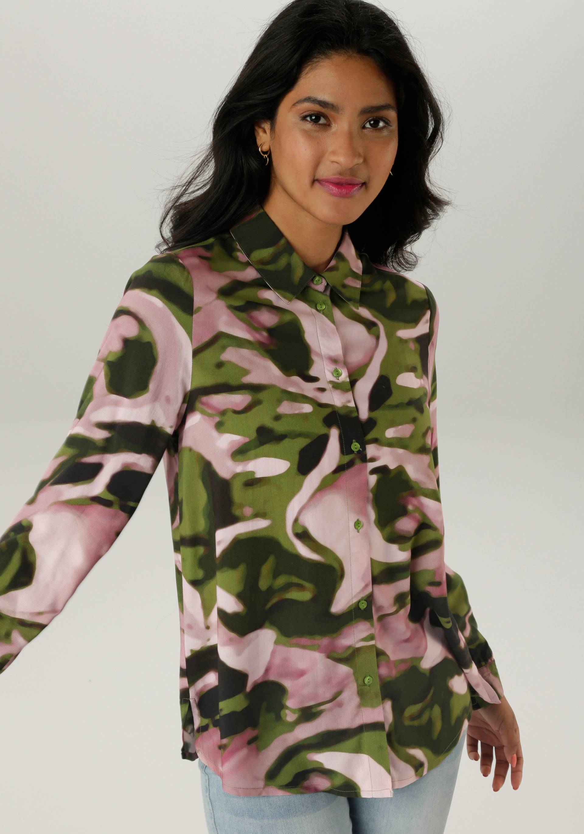 Aniston SELECTED Hemdbluse, mit trendigen und extravaganten Farbverlauf - NEUE KOLLEKTION Aniston SELECTED Hemdbluse, mit trendigen und extravaganten Farbverlauf - NEUE KOLLEKTION von Aniston SELECTED