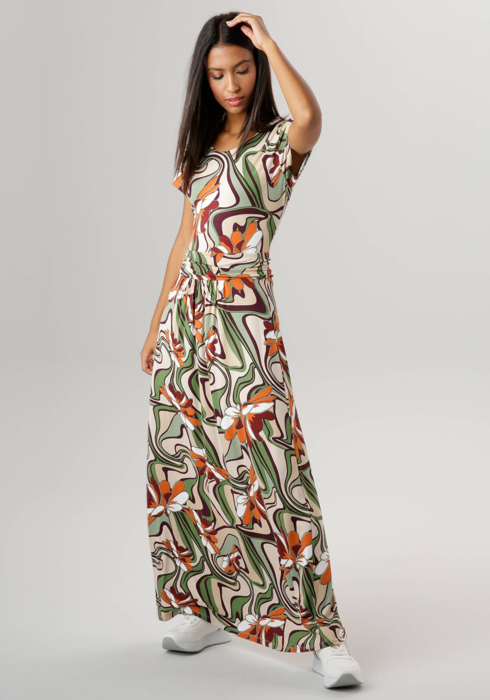 Aniston SELECTED Maxikleid, mit Falten im Taillenbund Aniston SELECTED Maxikleid, mit Falten im Taillenbund von Aniston SELECTED