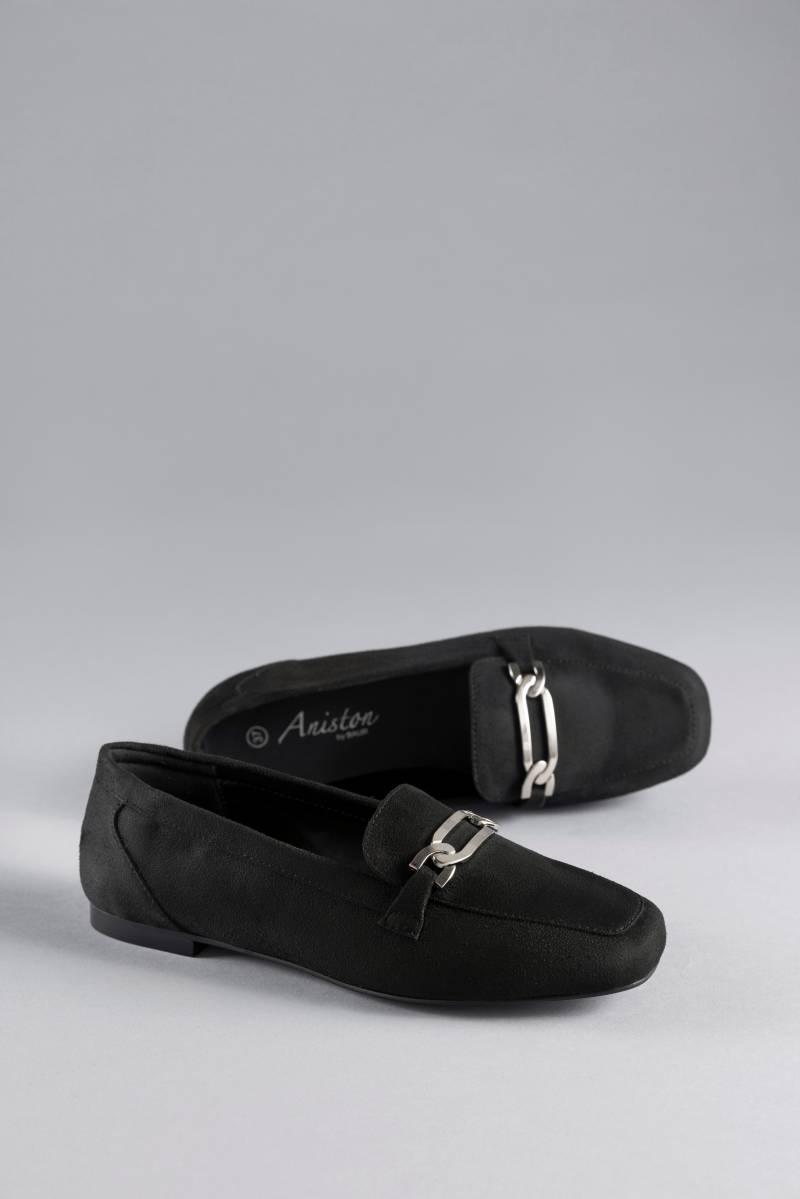 Aniston SHOES Loafer, Slipper, Schlupfschuh, Flat, Schmuckspange - NEUE KOLLEKTION von Aniston SHOES