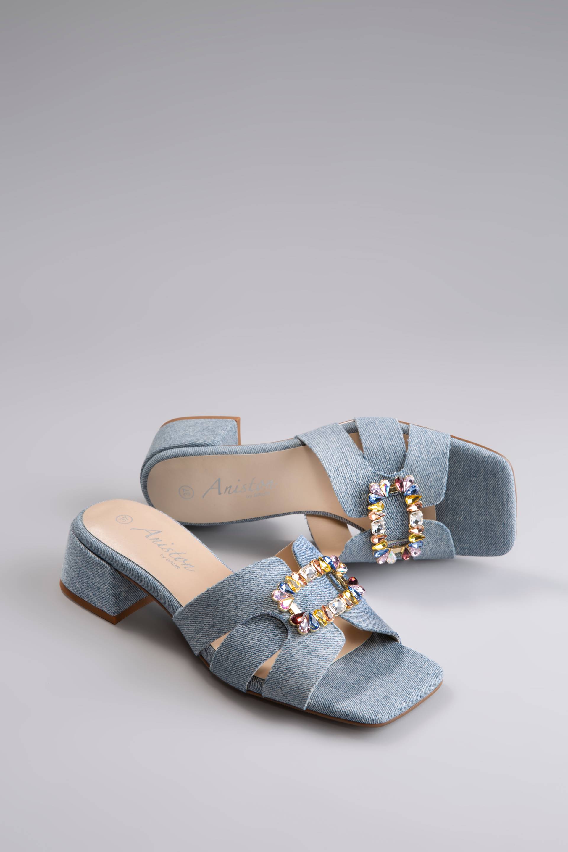 Aniston SHOES Pantolette, Sommerschuh, Festtagsschuh, Blockabsatz - NEUE KOLLEKTION Aniston SHOES Pantolette, Sommerschuh, Festtagsschuh, Blockabsatz - NEUE KOLLEKTION von Aniston SHOES