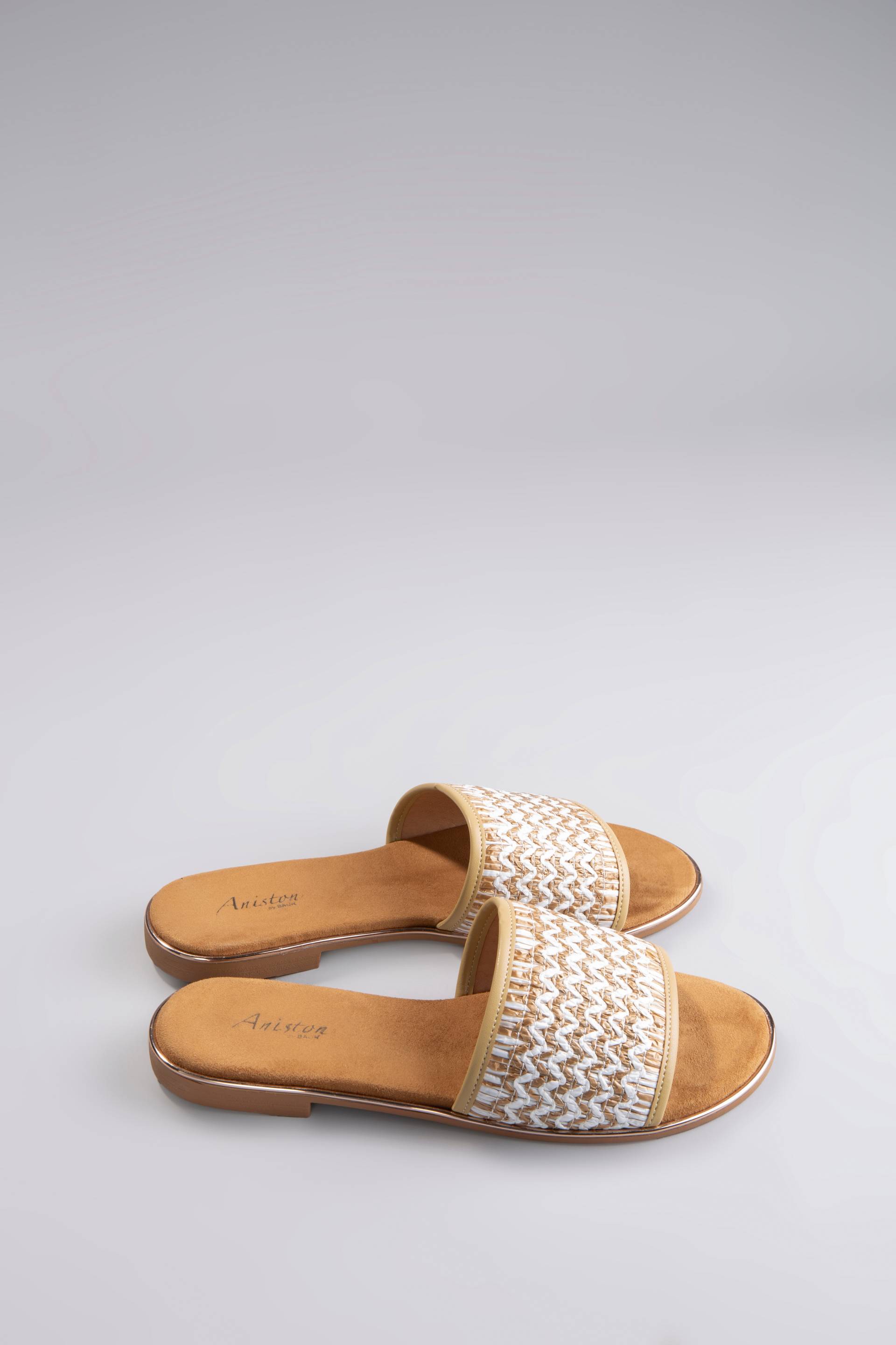 Aniston SHOES Pantolette, Sommerschuh, Strandschuh, Bast-Optik - NEUE KOLLEKTION von Aniston SHOES