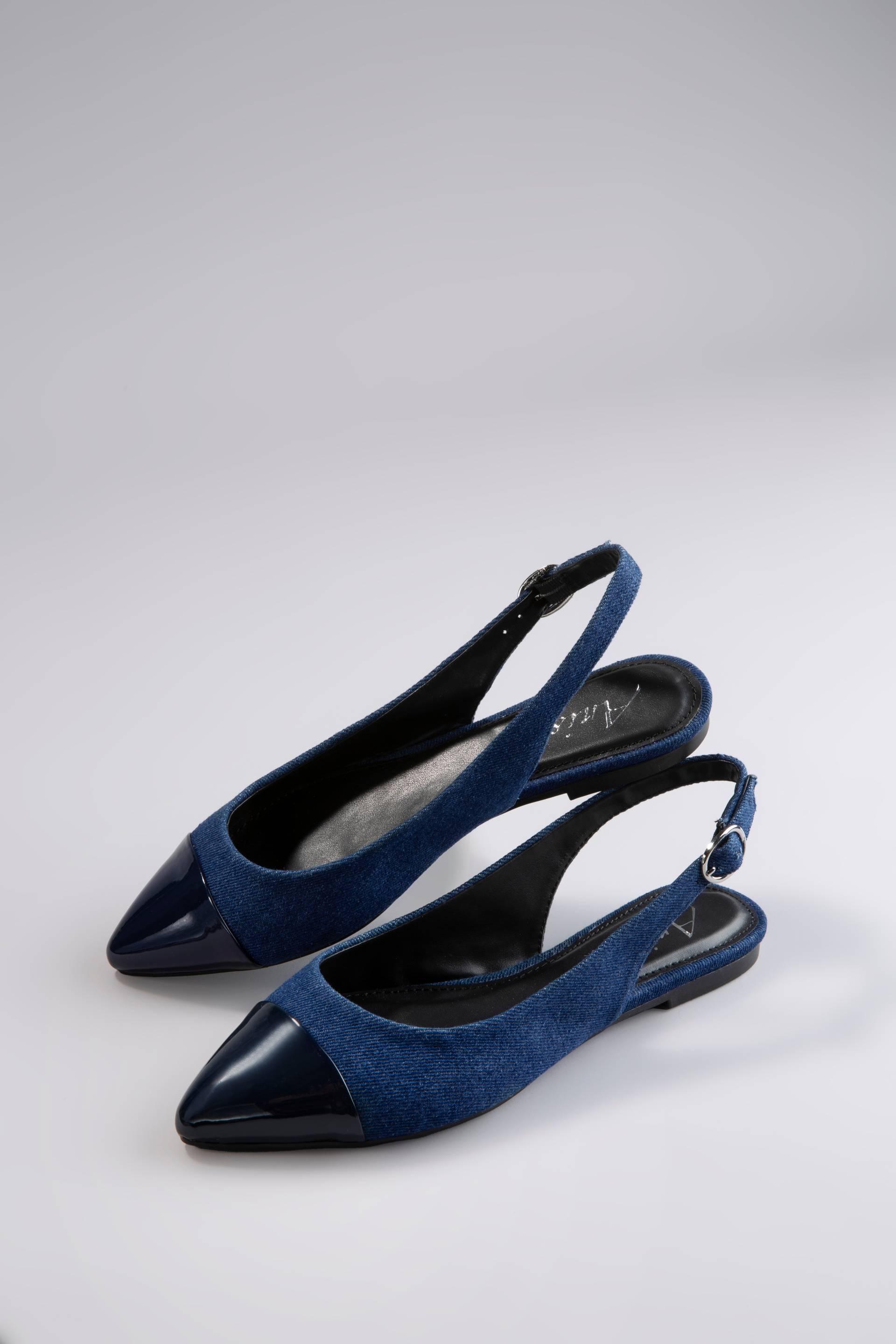 Aniston SHOES Slingpumps, Flat, Sommerschuh, Lackspitze - NEUE KOLLEKTION Aniston SHOES Slingpumps, Flat, Sommerschuh, Lackspitze - NEUE KOLLEKTION von Aniston SHOES