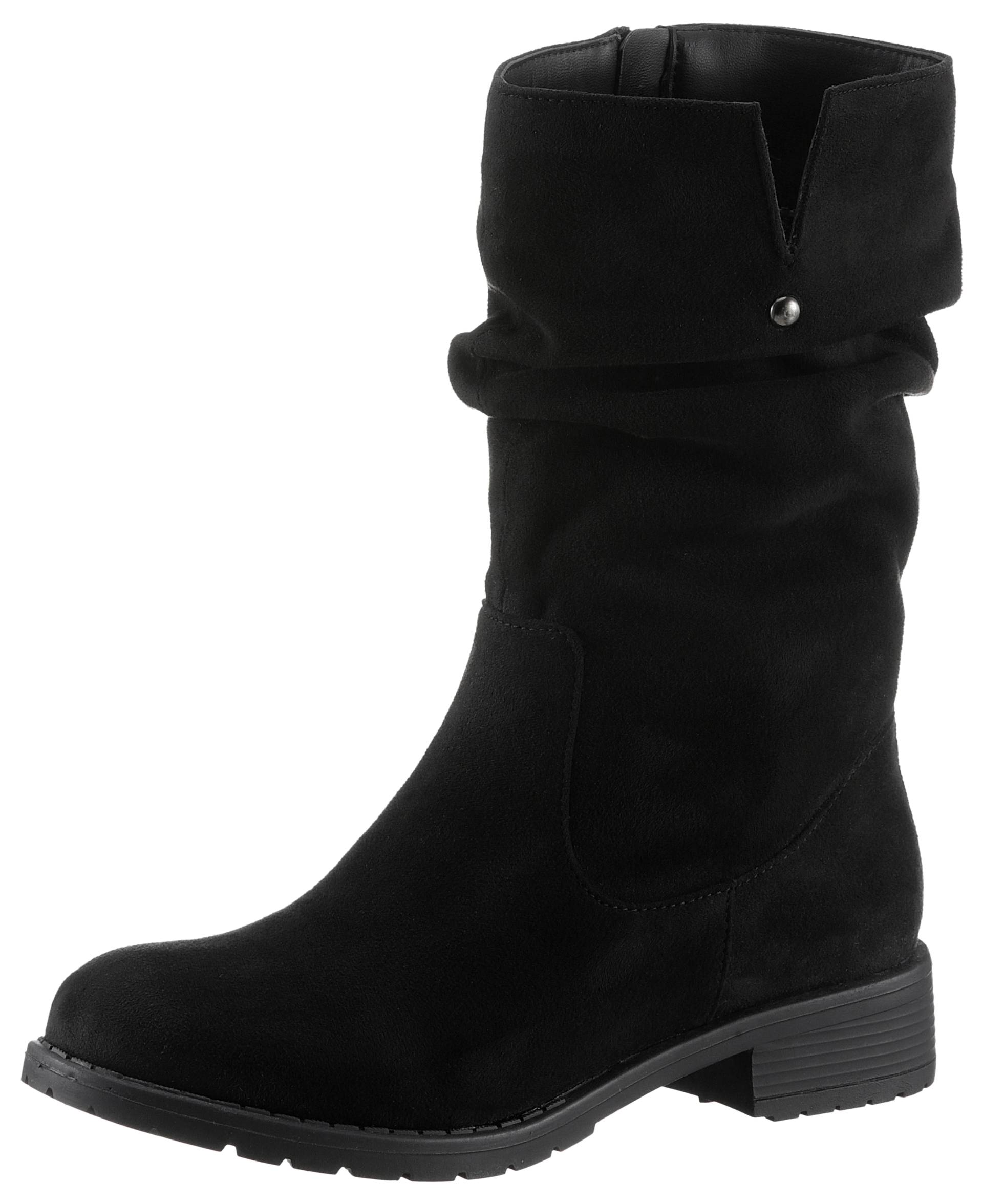 Aniston SHOES Stiefel, Stiefelette mit slouchy Schaft - NEUE KOLLEKTION, in bequemer Form von Aniston SHOES