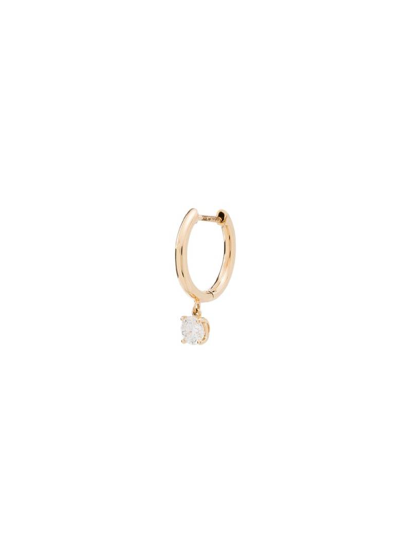 Anita Ko 18kt gold drop-diamond hoop earring von Anita Ko
