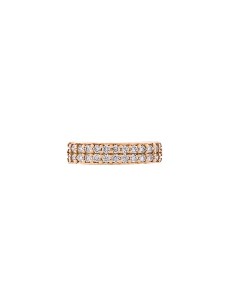 Anita Ko 18kt rose gold double row diamond ear cuff - Metallic von Anita Ko