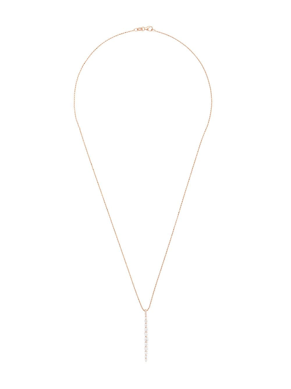 Anita Ko 18kt rose gold long Twiggy diamond necklace von Anita Ko