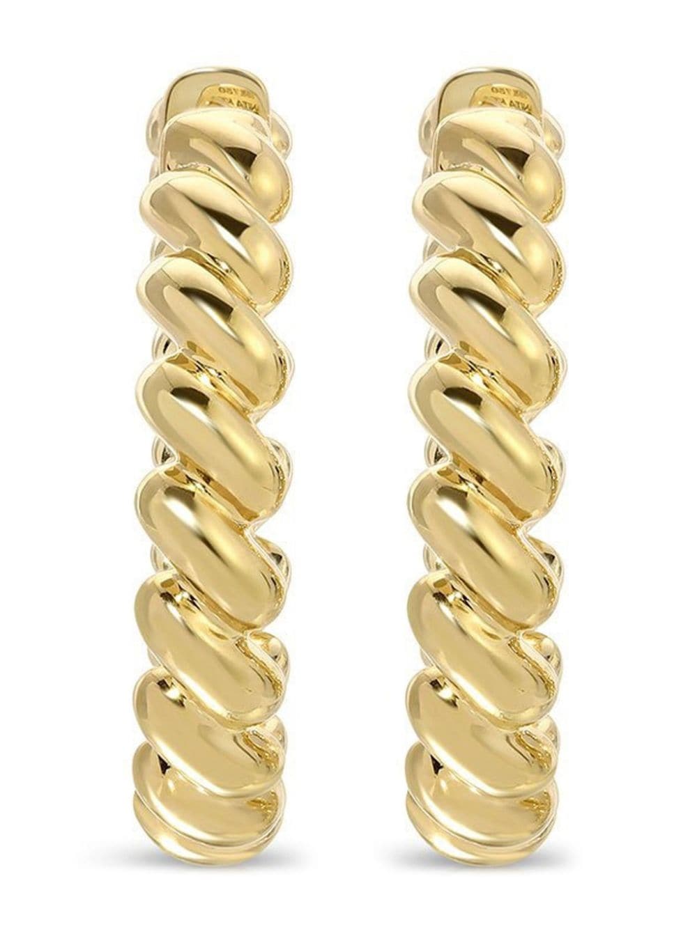 Anita Ko 18kt yellow gold Coil hoop earrings von Anita Ko
