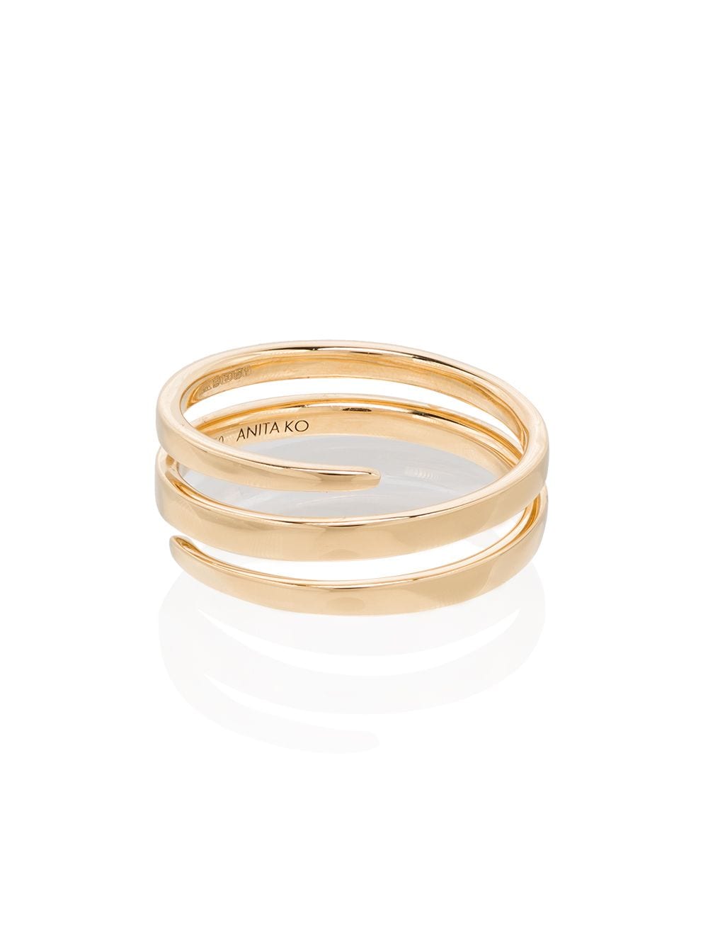 Anita Ko 18kt yellow gold Coil ring von Anita Ko