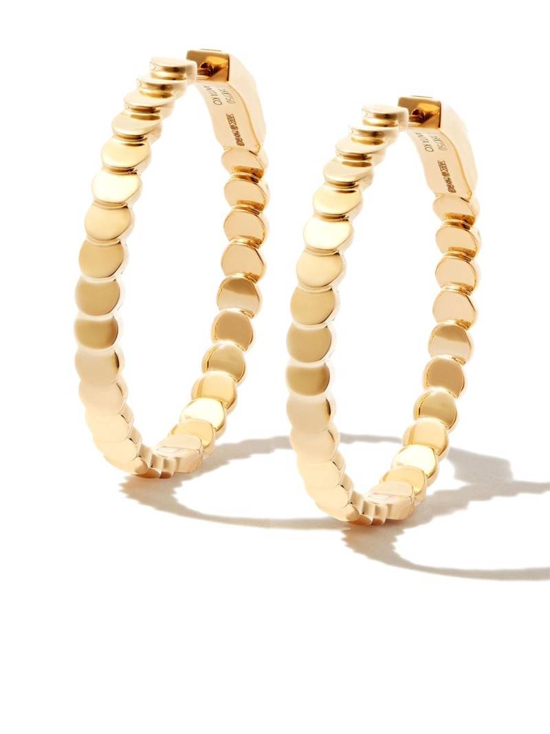 Anita Ko 18kt yellow gold Luna hoop earrings von Anita Ko