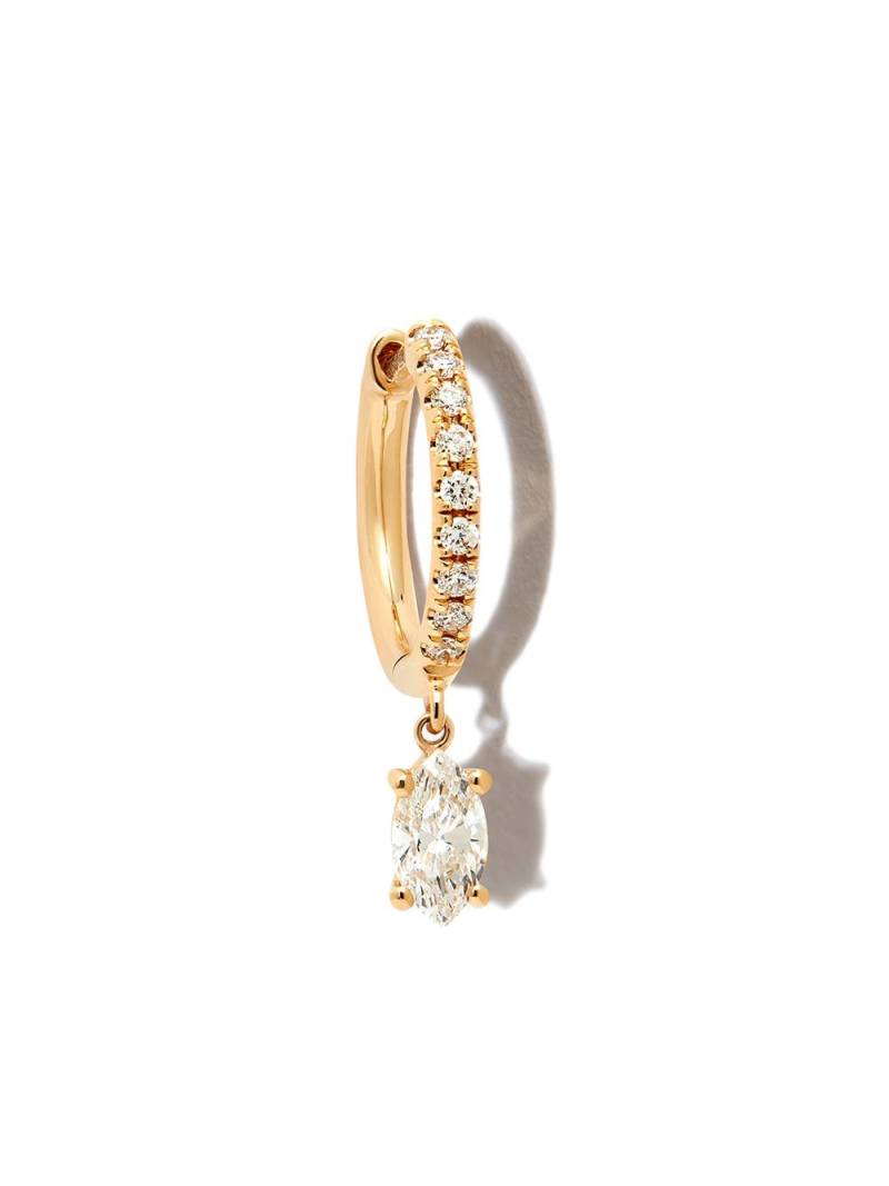 Anita Ko 18kt yellow gold diamond hoop earring von Anita Ko