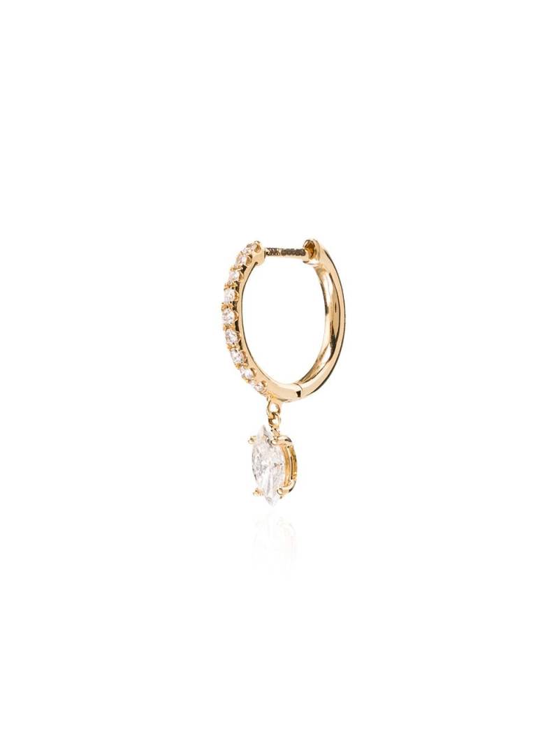 Anita Ko 18kt yellow gold diamond hoop earring von Anita Ko