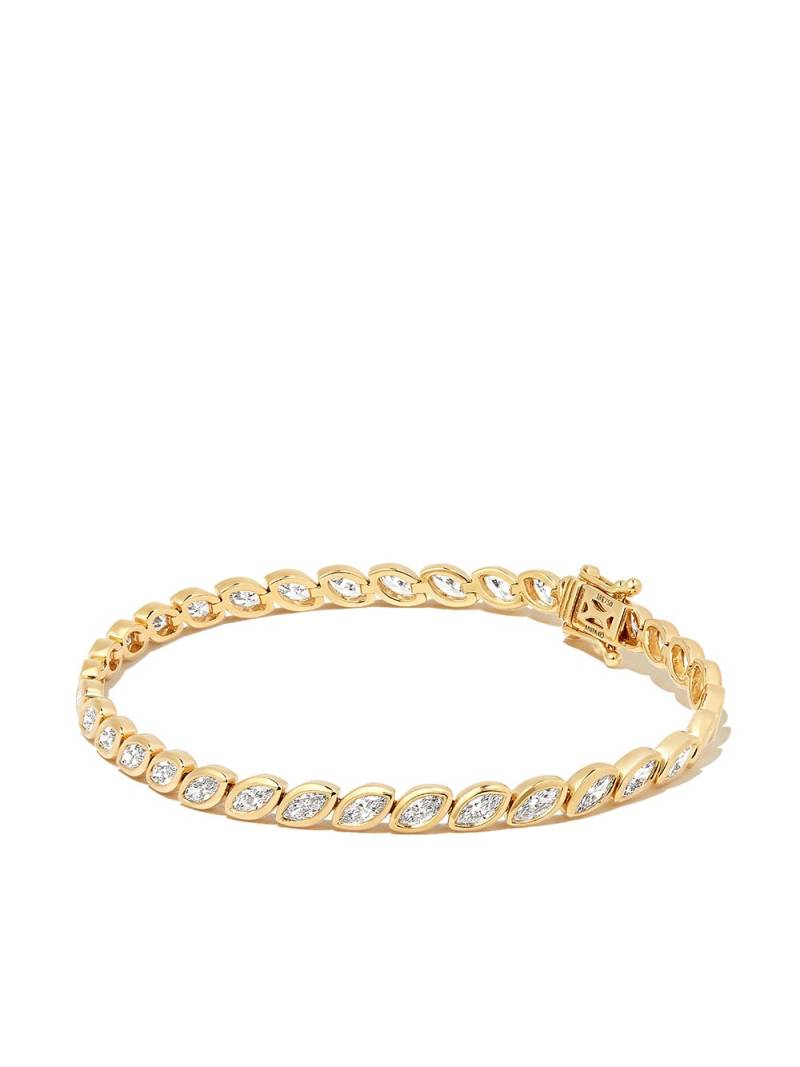 Anita Ko 18kt yellow gold diamond tennis bracelet von Anita Ko