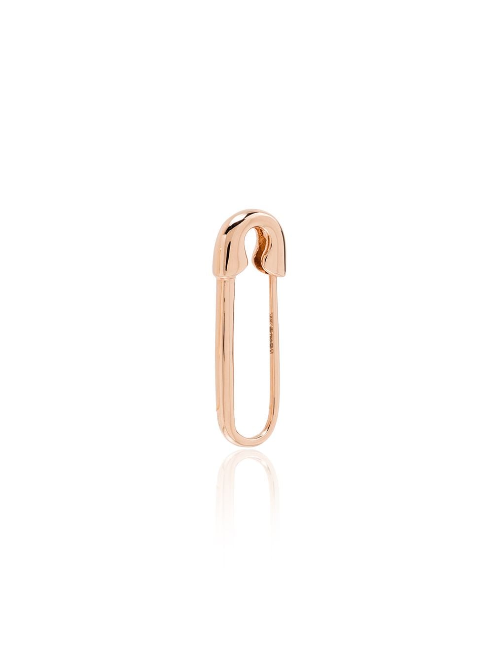 Anita Ko Safety Pin 18kt rose gold earring - Pink von Anita Ko