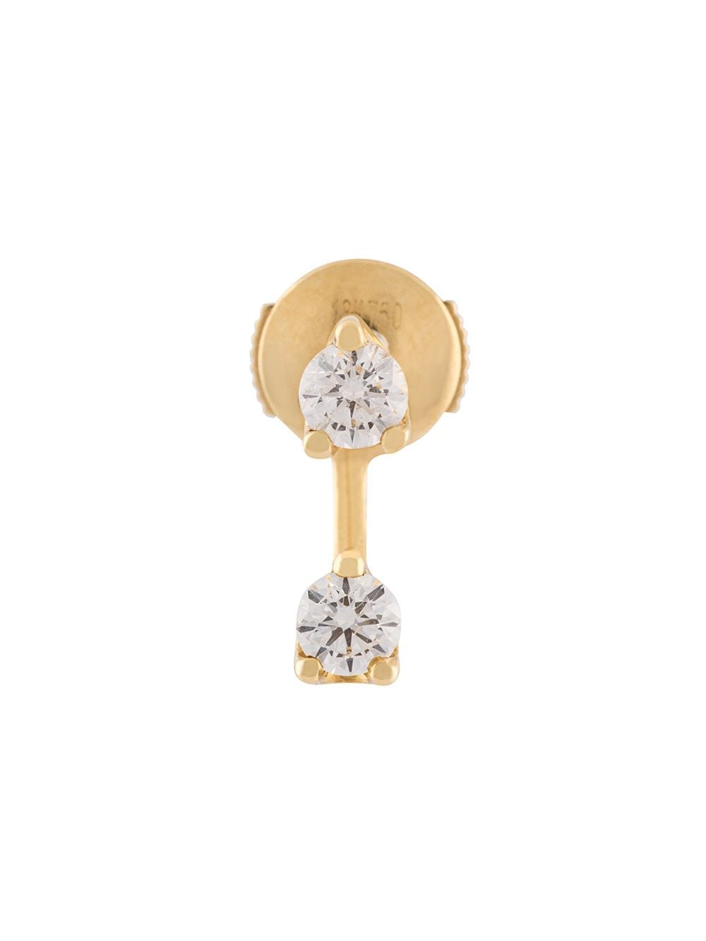 Anita Ko diamond lobe earring - Metallic von Anita Ko