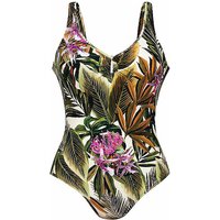 ANITA Damen Badeanzug Camilla Green Tropics olive | 44C von Anita