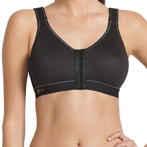 Frontline Open - Sport Bh Mit Vorderverschluss Damen Schwarz D/70 von Anita