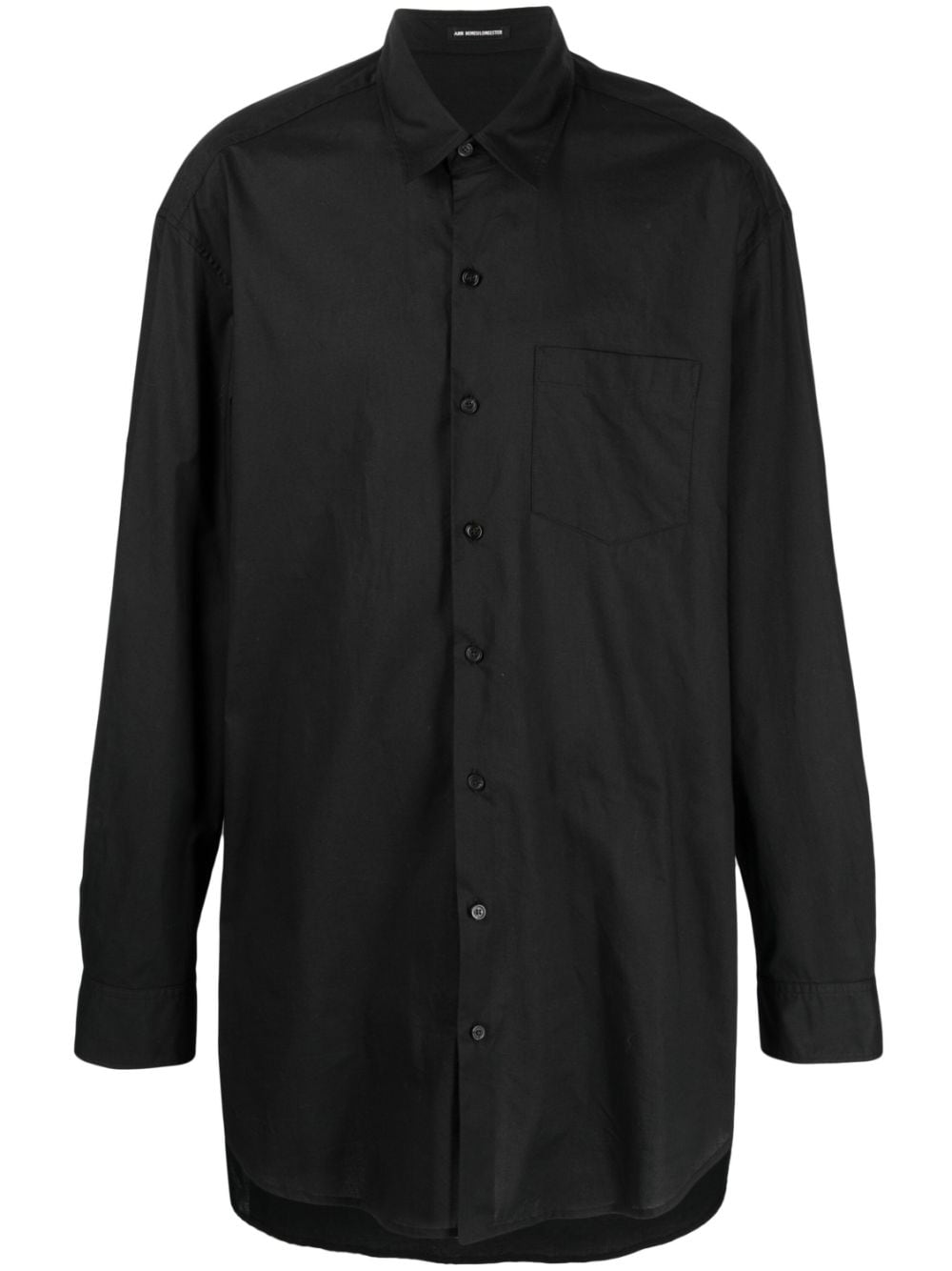 Ann Demeulemeester long-sleeved button-up shirt - Black von Ann Demeulemeester